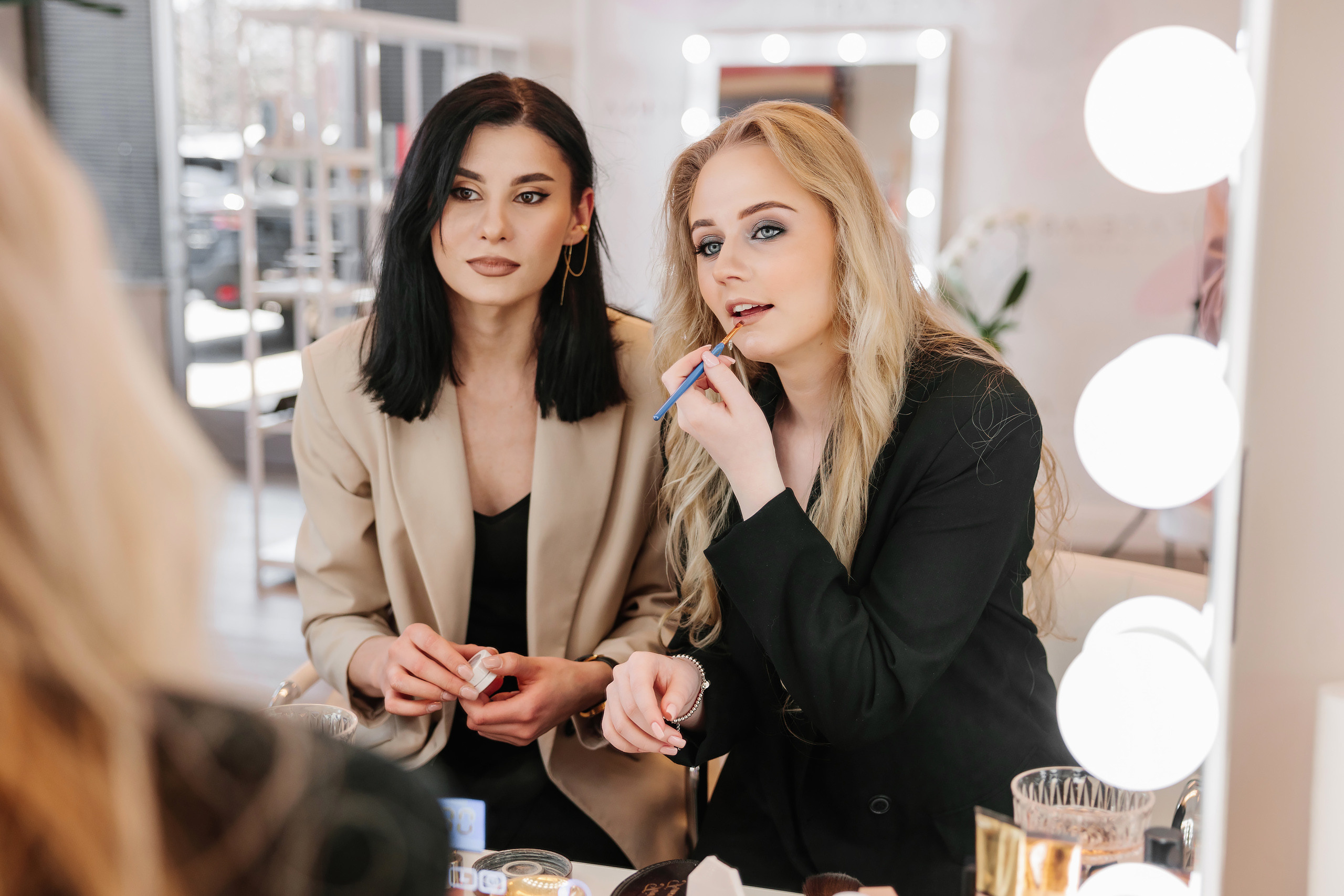 Trynkina Makeup 04.11.2023. Wedding family event photographer in Chicago Nick Yushevich