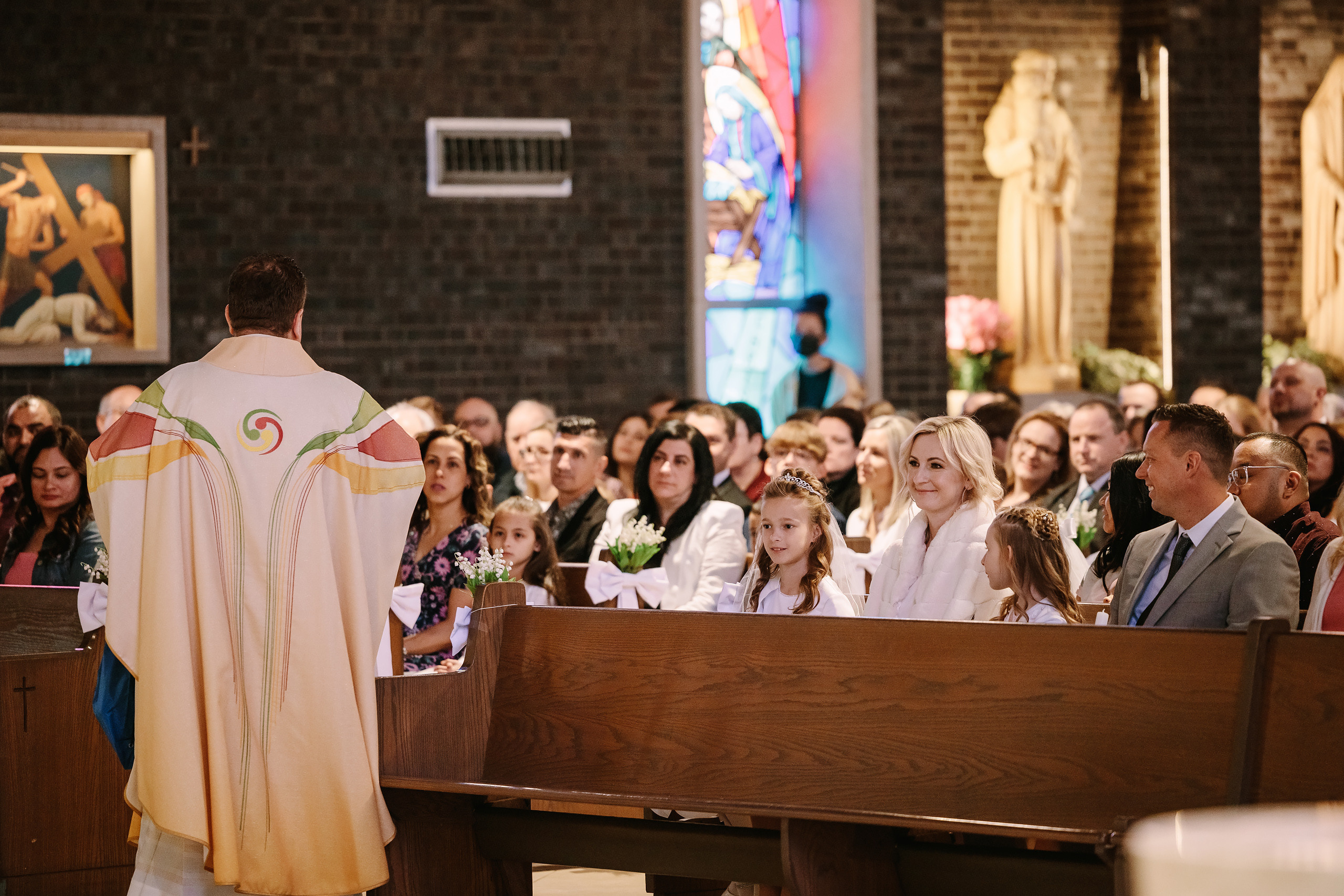First Communion 05.06.2023. Wedding family event photographer in Chicago Nick Yushevich