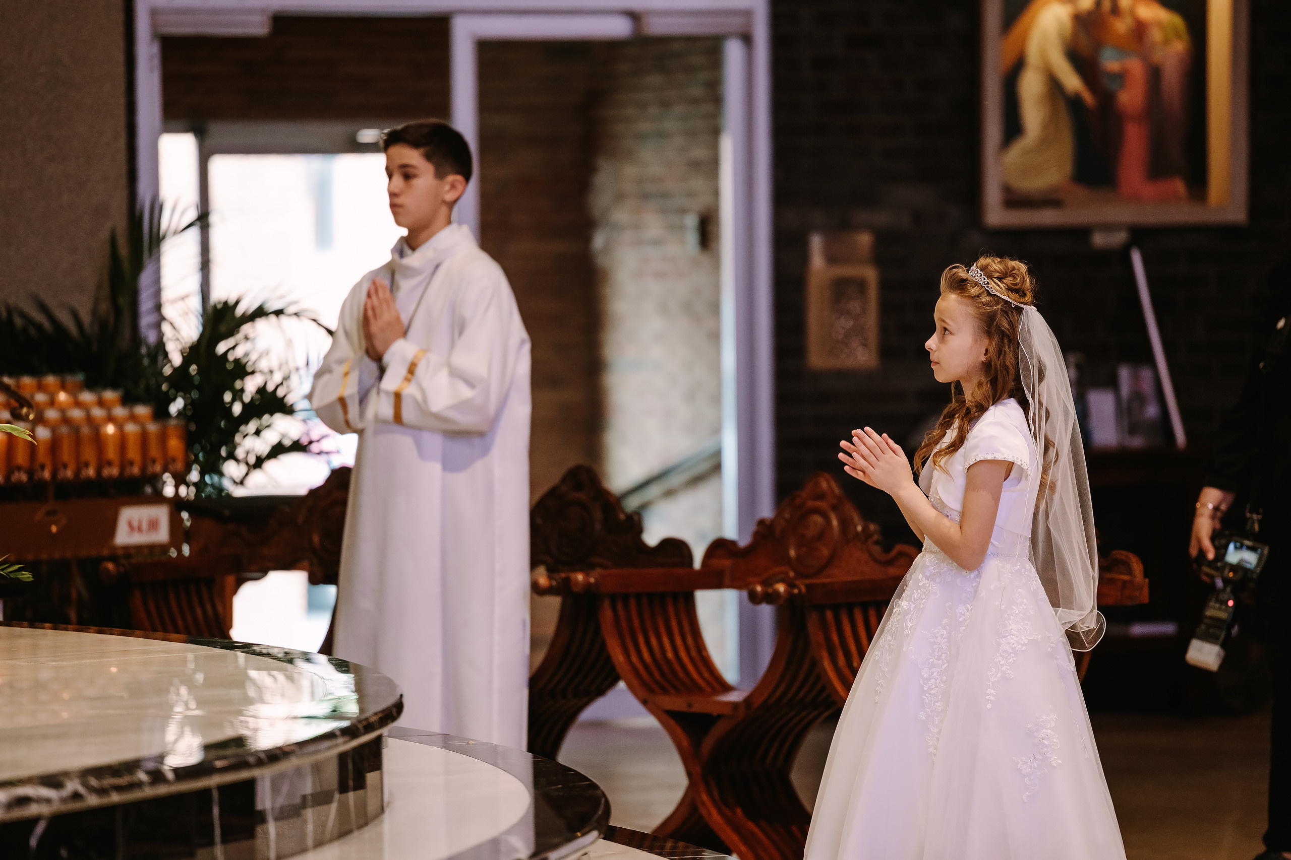 First Communion 05.06.2023. Wedding family event photographer in Chicago Nick Yushevich