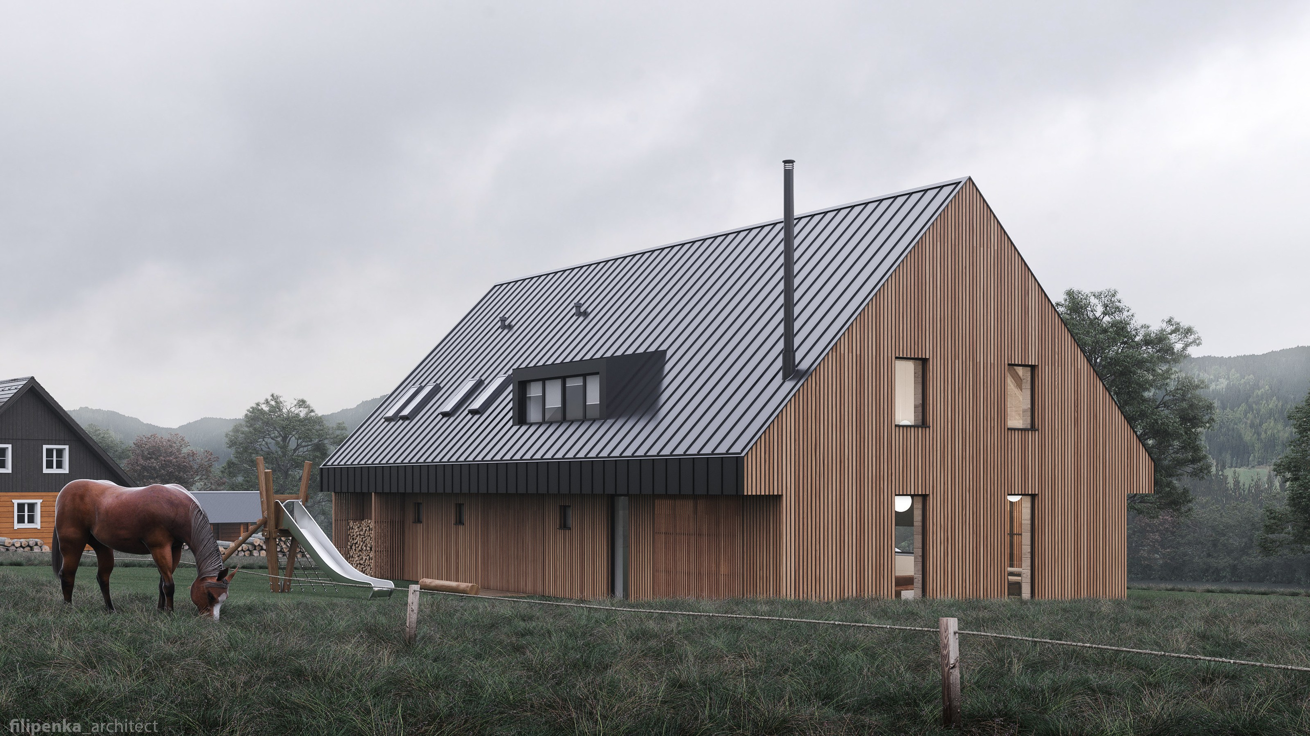 Horská chata — Orlické Záhoří. Filipenka architects