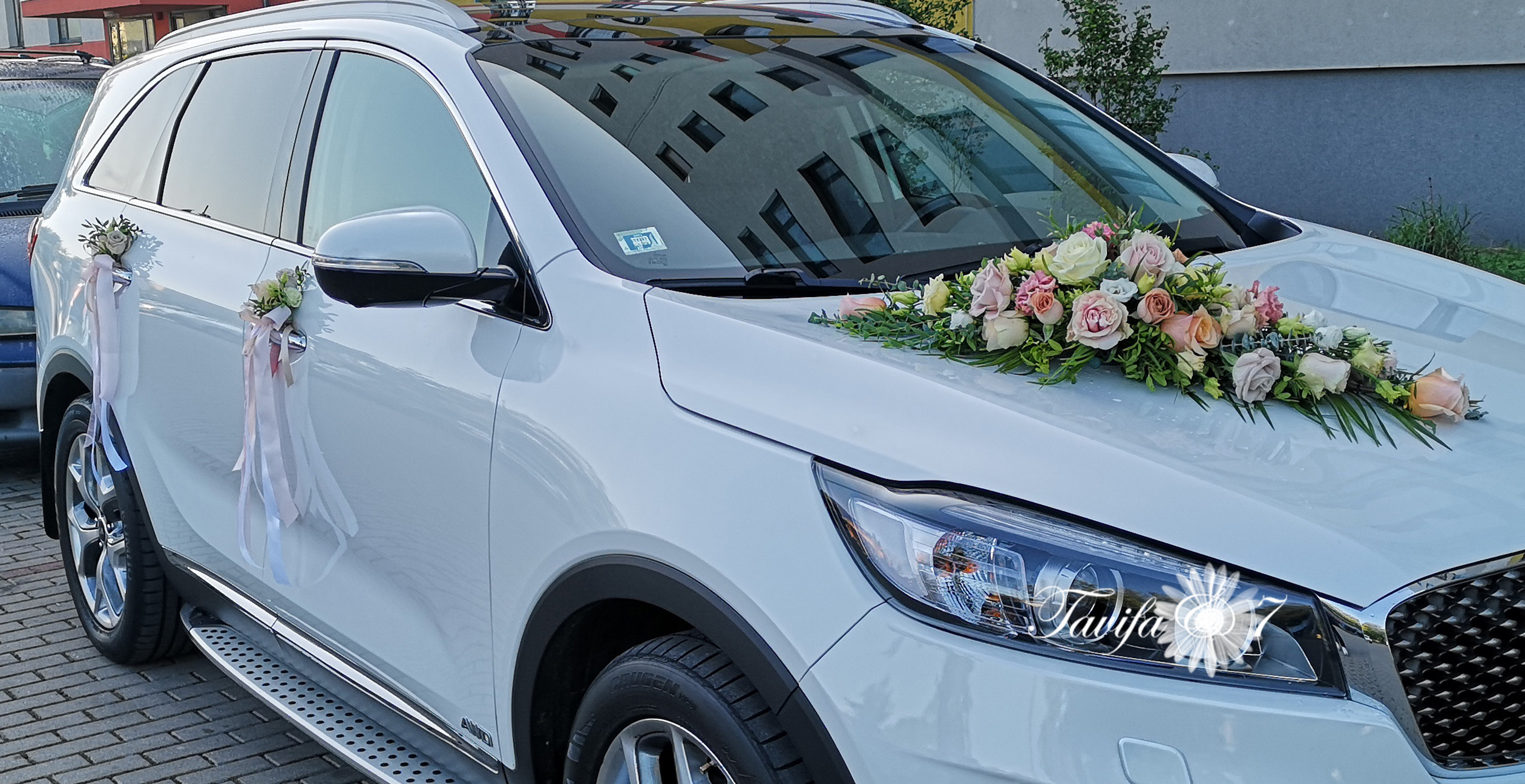 Auto dekors. Event design, decoration, floristry, gift, Irina Novika, Riga, Latvia