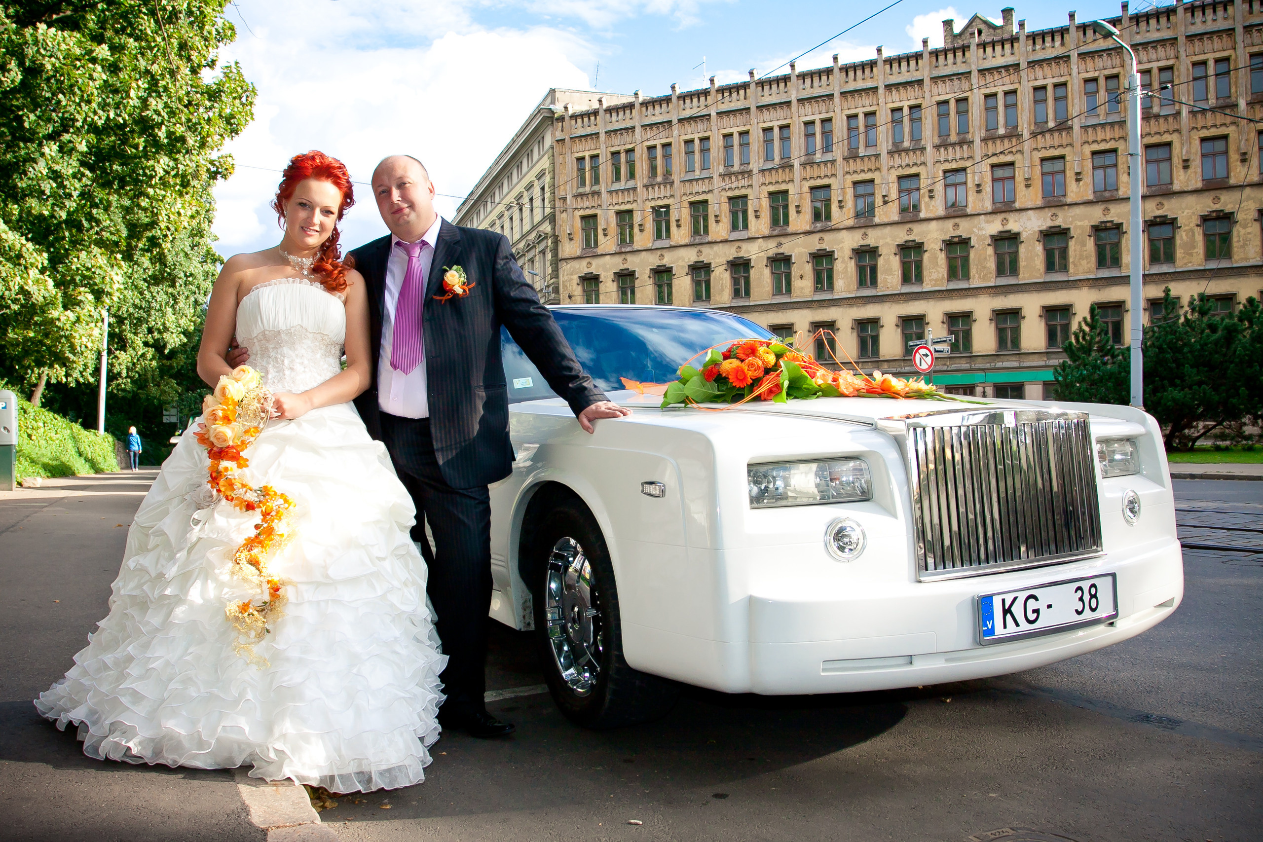 Auto dekors. Event design, decoration, floristry, gift, Irina Novika, Riga, Latvia