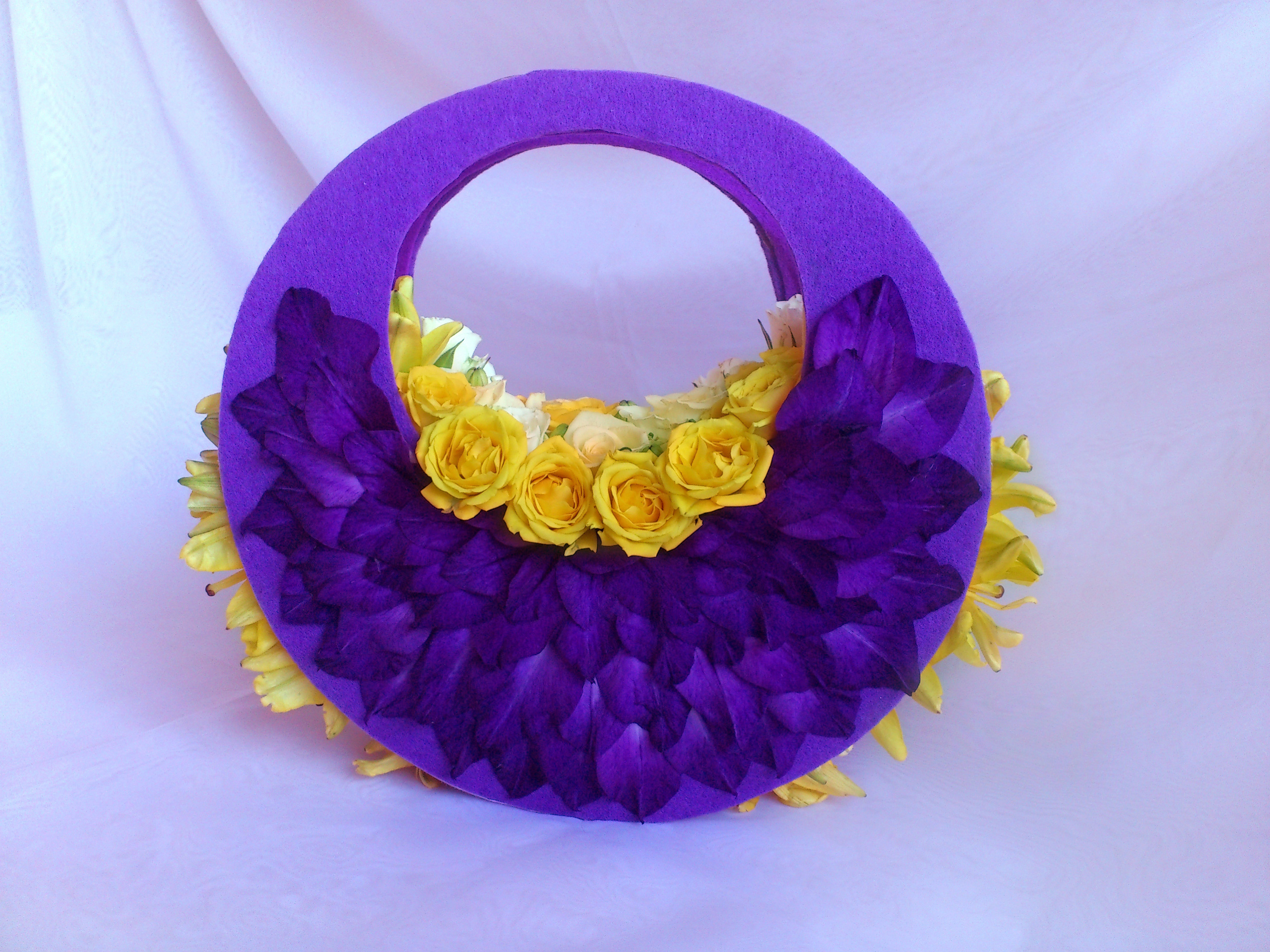 Puķu somiņas. Event design, decoration, floristry, gift, Irina Novika, Riga, Latvia