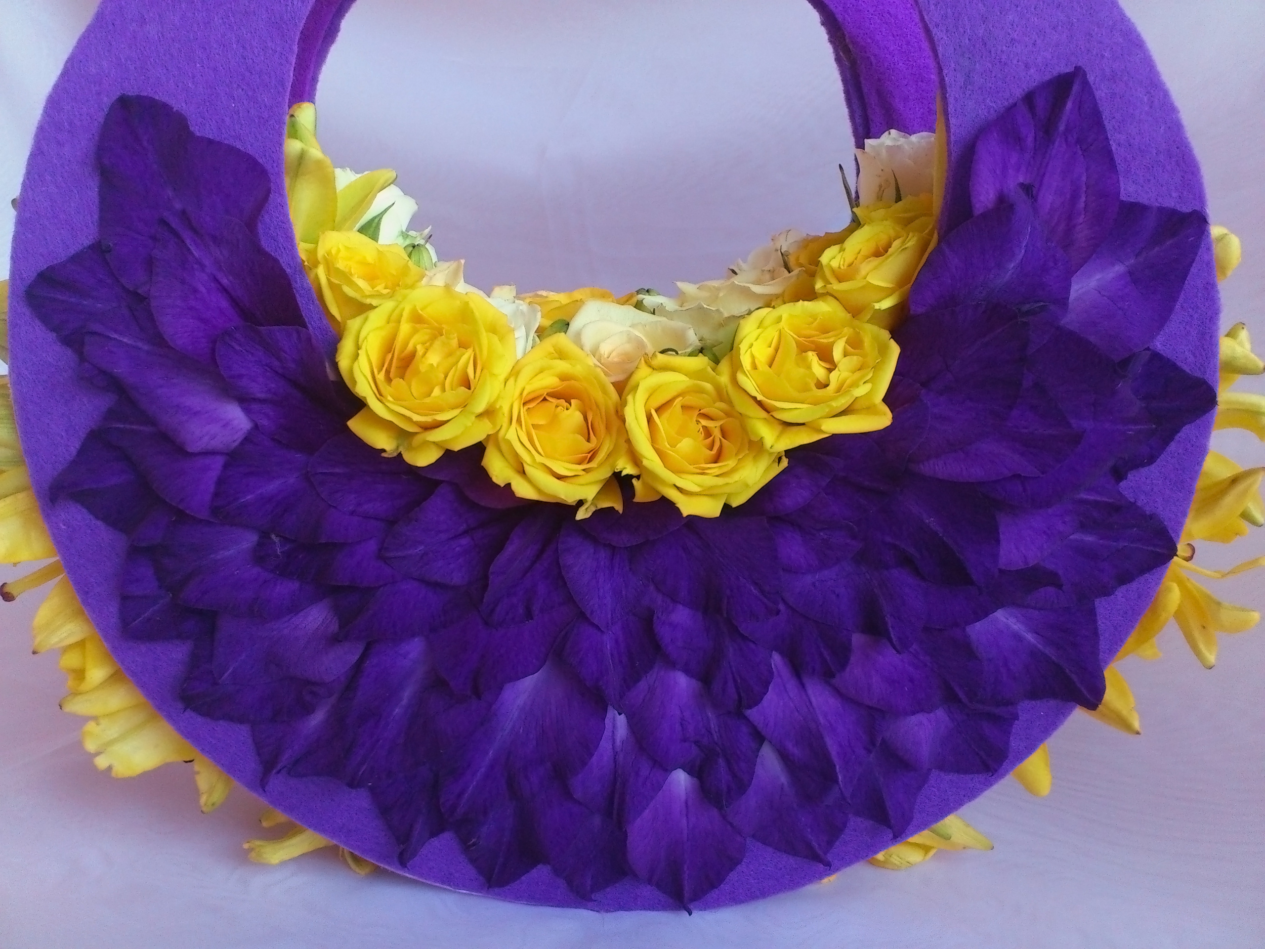 Puķu somiņas. Event design, decoration, floristry, gift, Irina Novika, Riga, Latvia