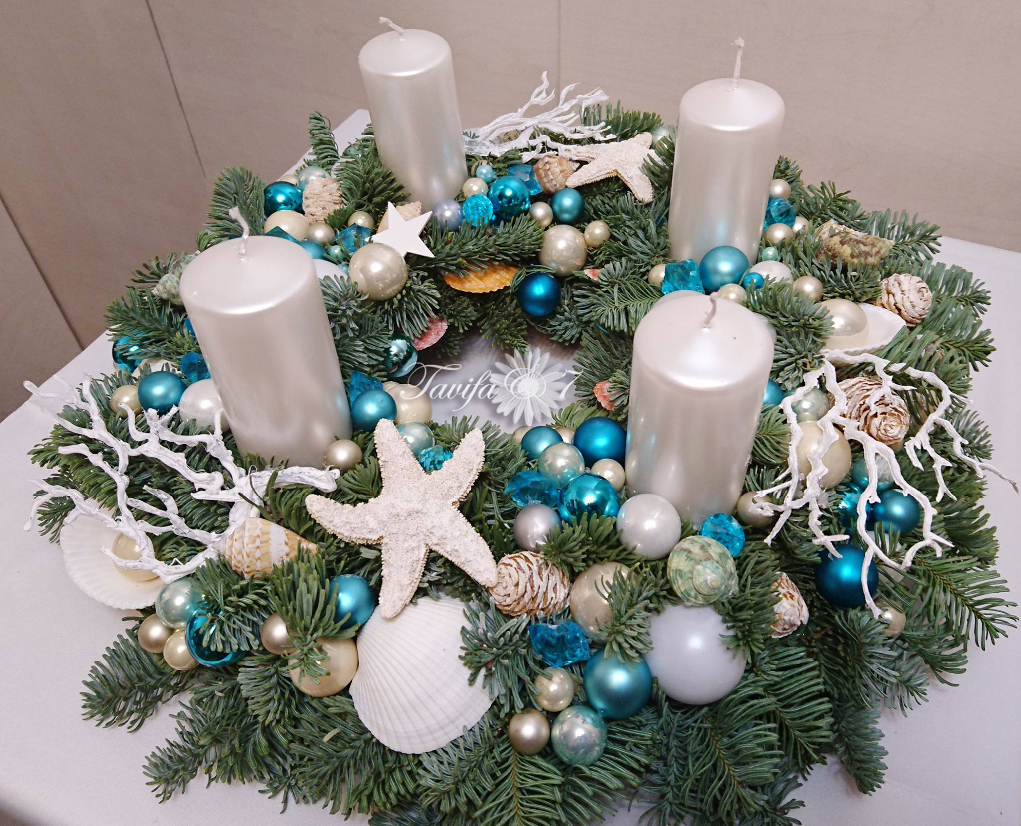 Adventes vainadziņi. Event design, decoration, floristry, gift, Irina Novika, Riga, Latvia