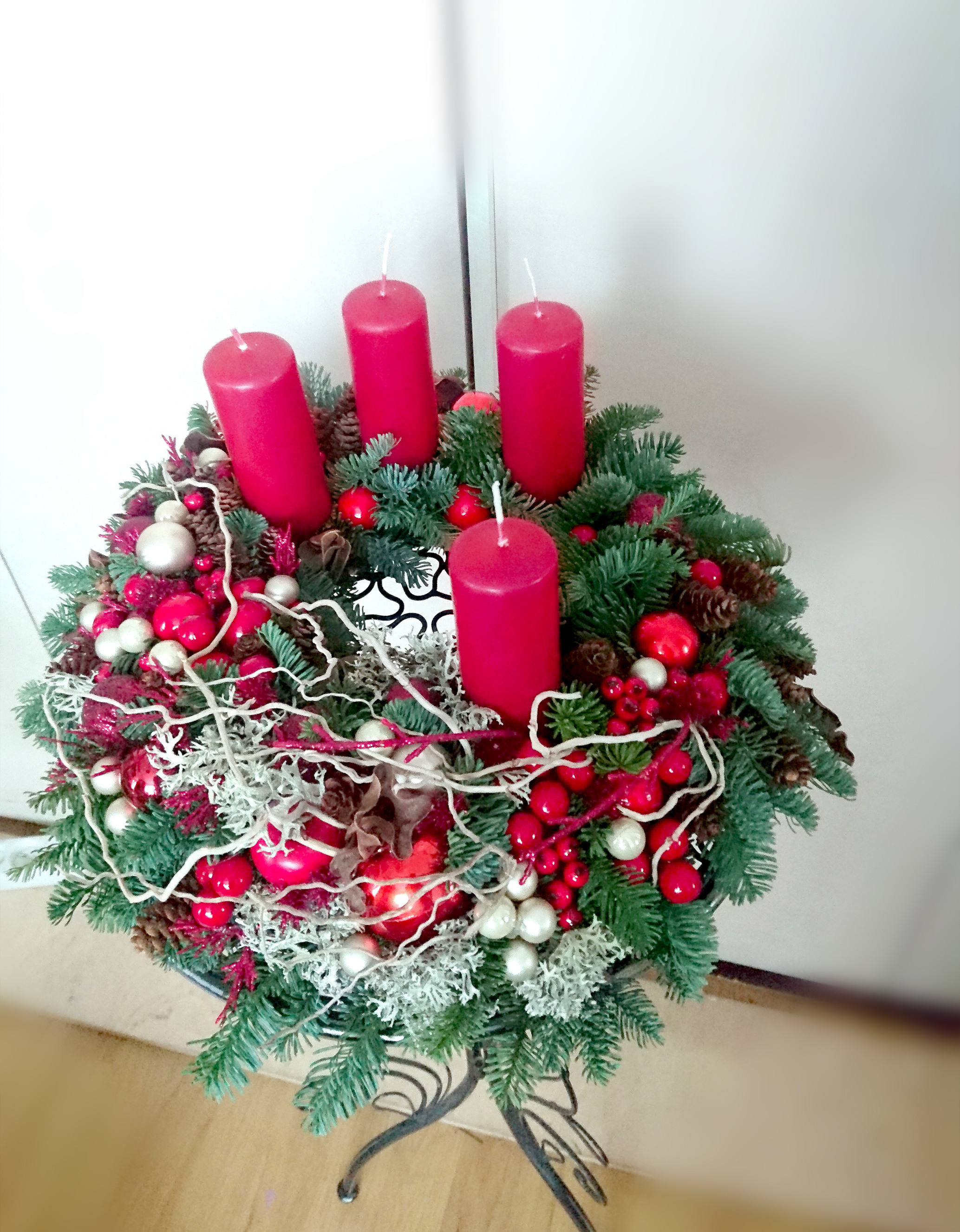 Adventes vainadziņi. Event design, decoration, floristry, gift, Irina Novika, Riga, Latvia