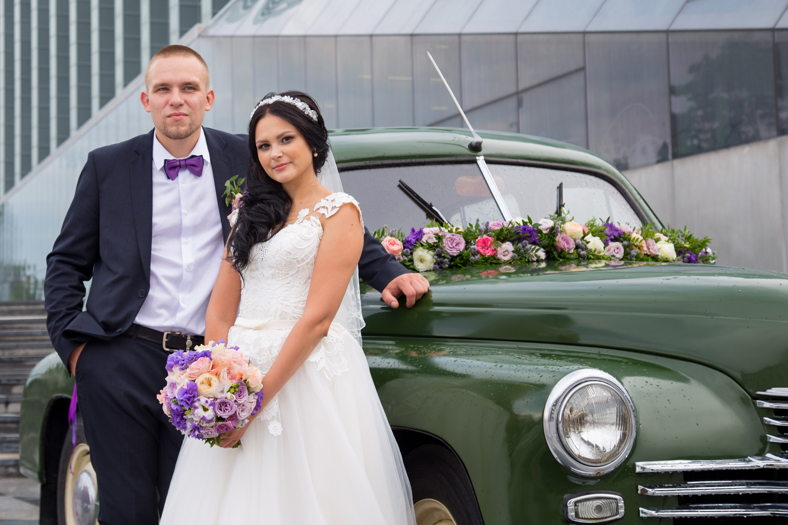 Auto dekors. Event design, decoration, floristry, gift, Irina Novika, Riga, Latvia