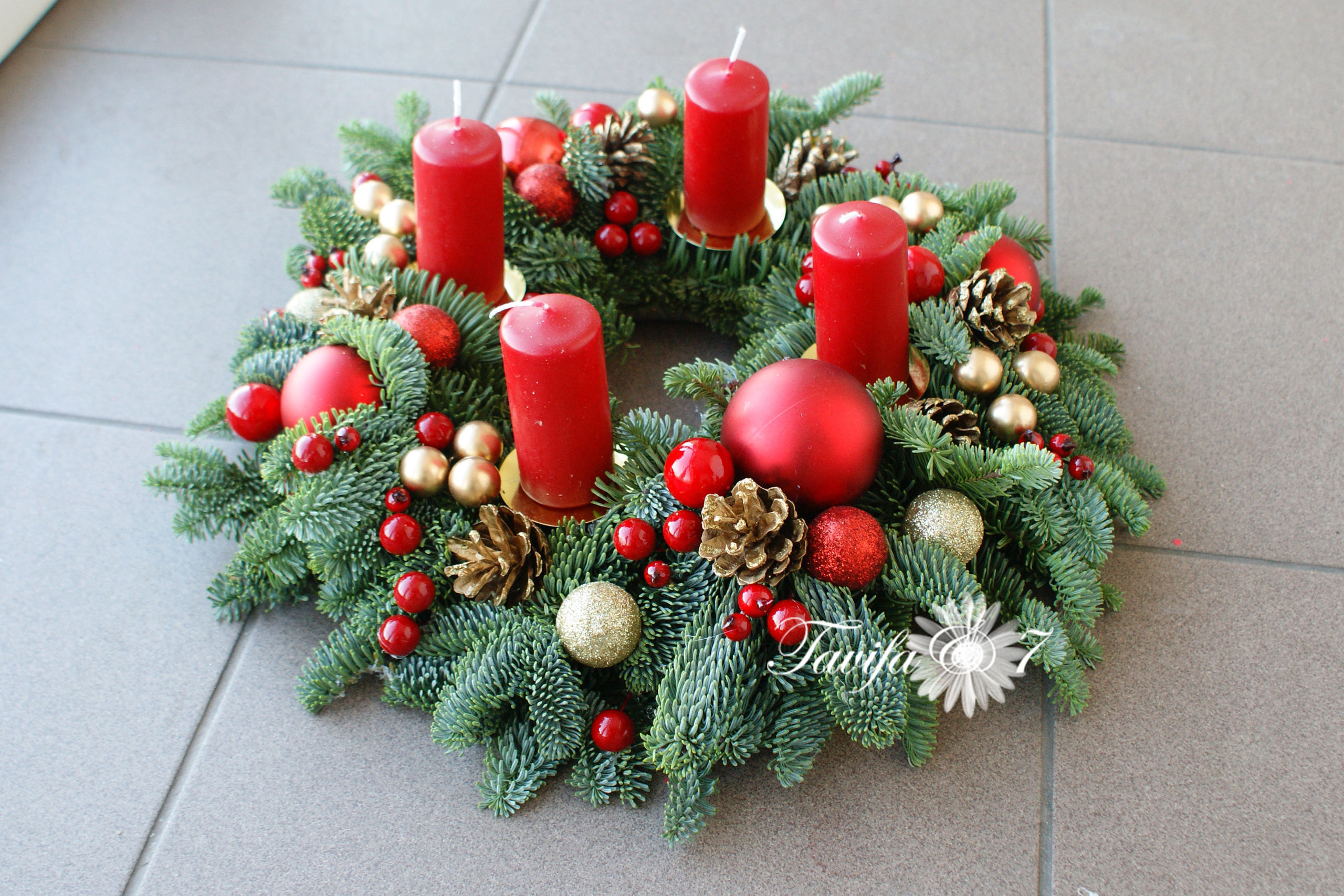 Adventes vainadziņi. Event design, decoration, floristry, gift, Irina Novika, Riga, Latvia