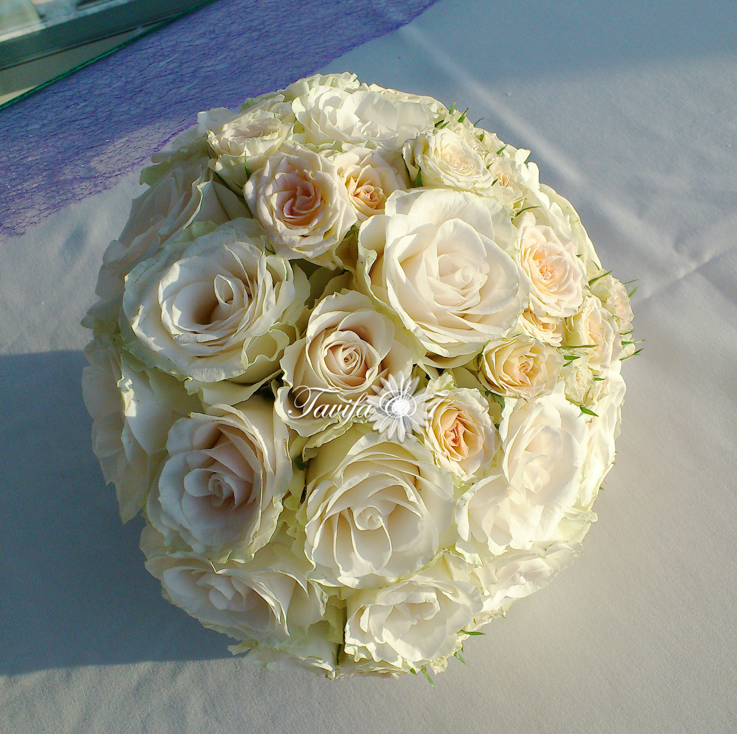 Līgavas pušķis dzeltenas un krēmīgas krāsas toņos. Event design, decoration, floristry, gift, Irina Novika, Riga, Latvia