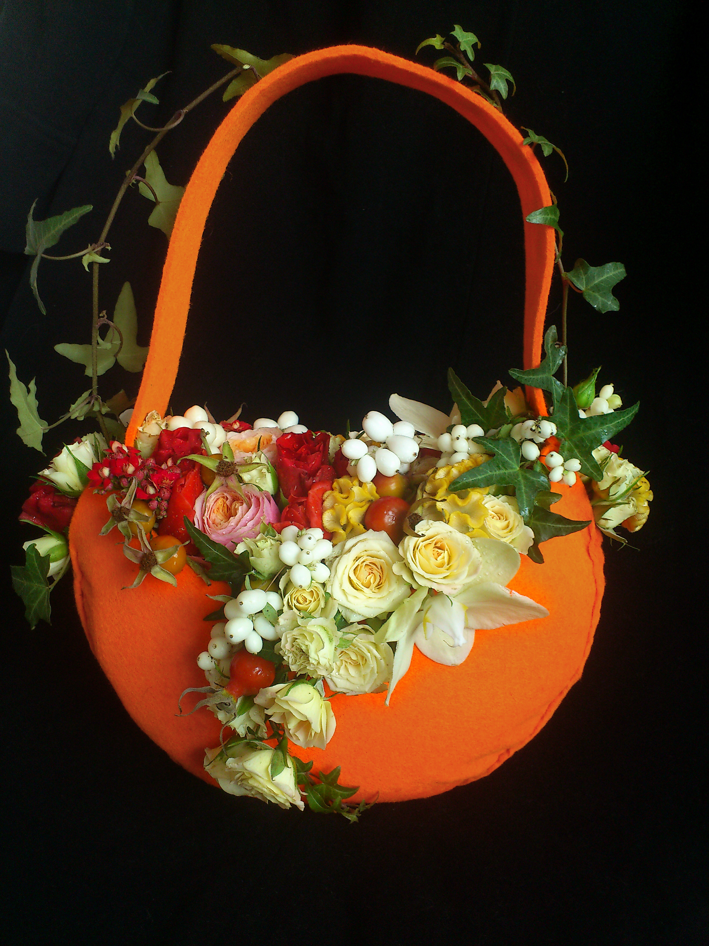 Puķu somiņas. Event design, decoration, floristry, gift, Irina Novika, Riga, Latvia