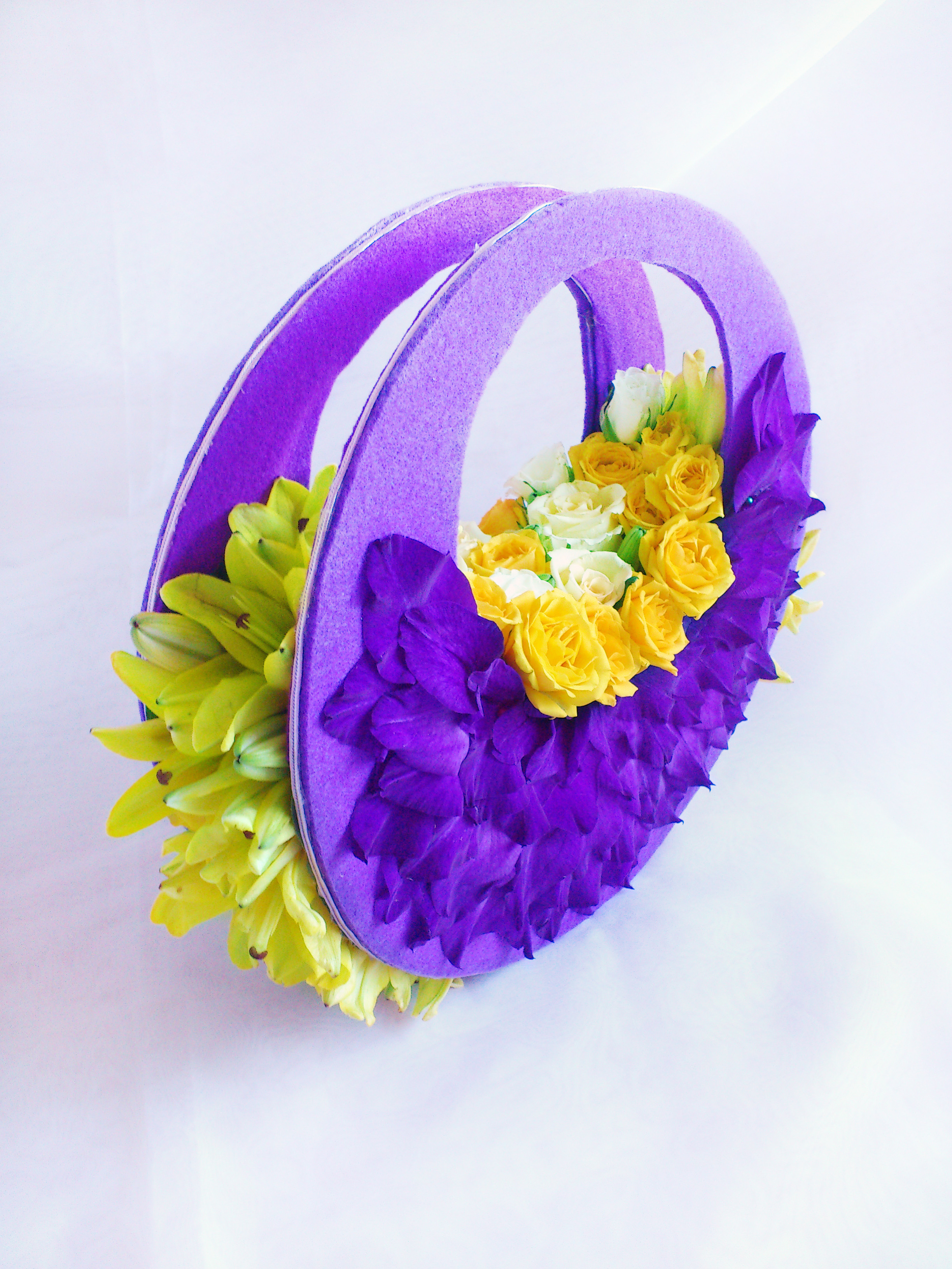 Puķu somiņas. Event design, decoration, floristry, gift, Irina Novika, Riga, Latvia