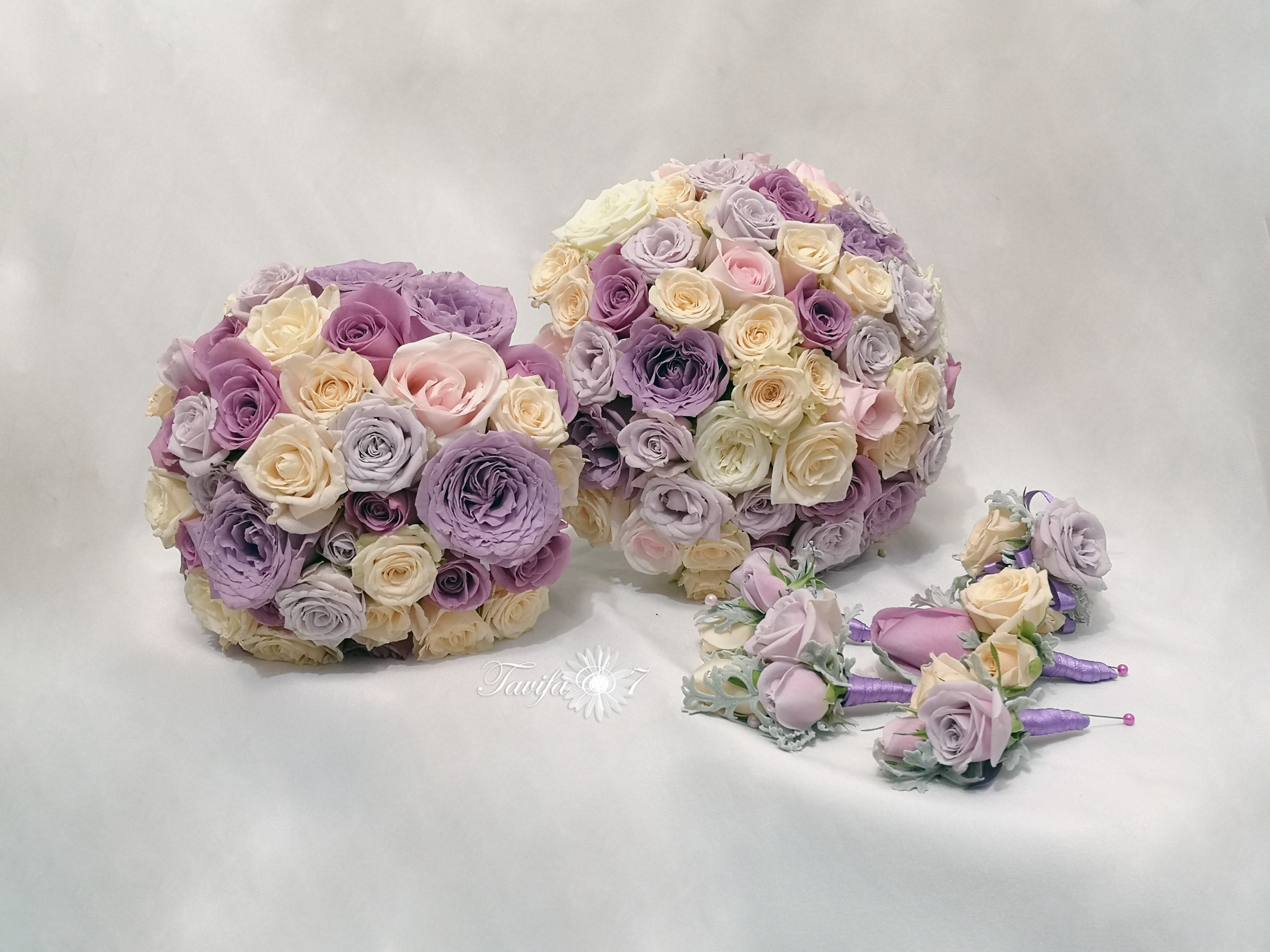 Līgavas pušķis violeta toņos. Event design, decoration, floristry, gift, Irina Novika, Riga, Latvia