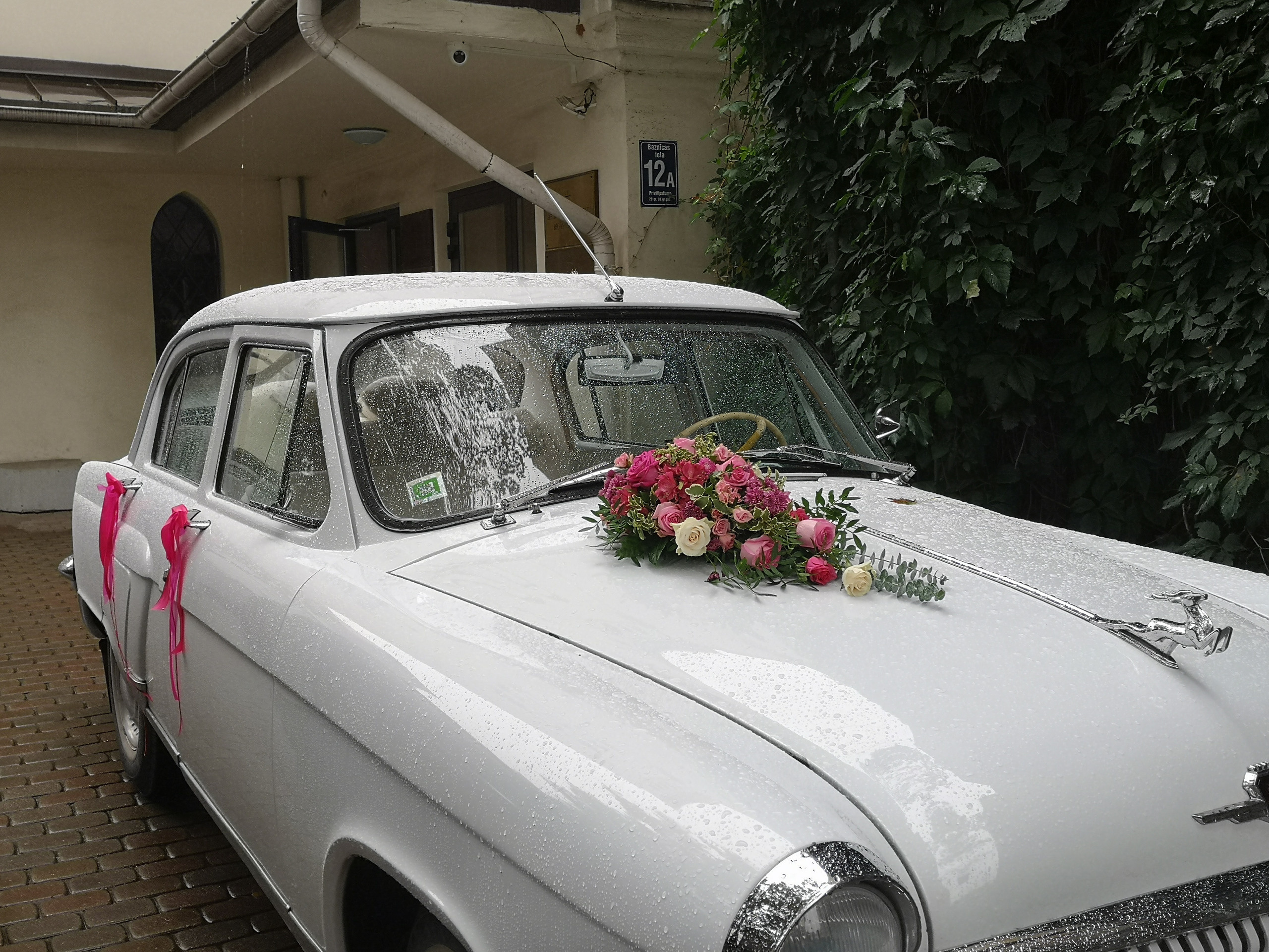 Auto dekors. Event design, decoration, floristry, gift, Irina Novika, Riga, Latvia