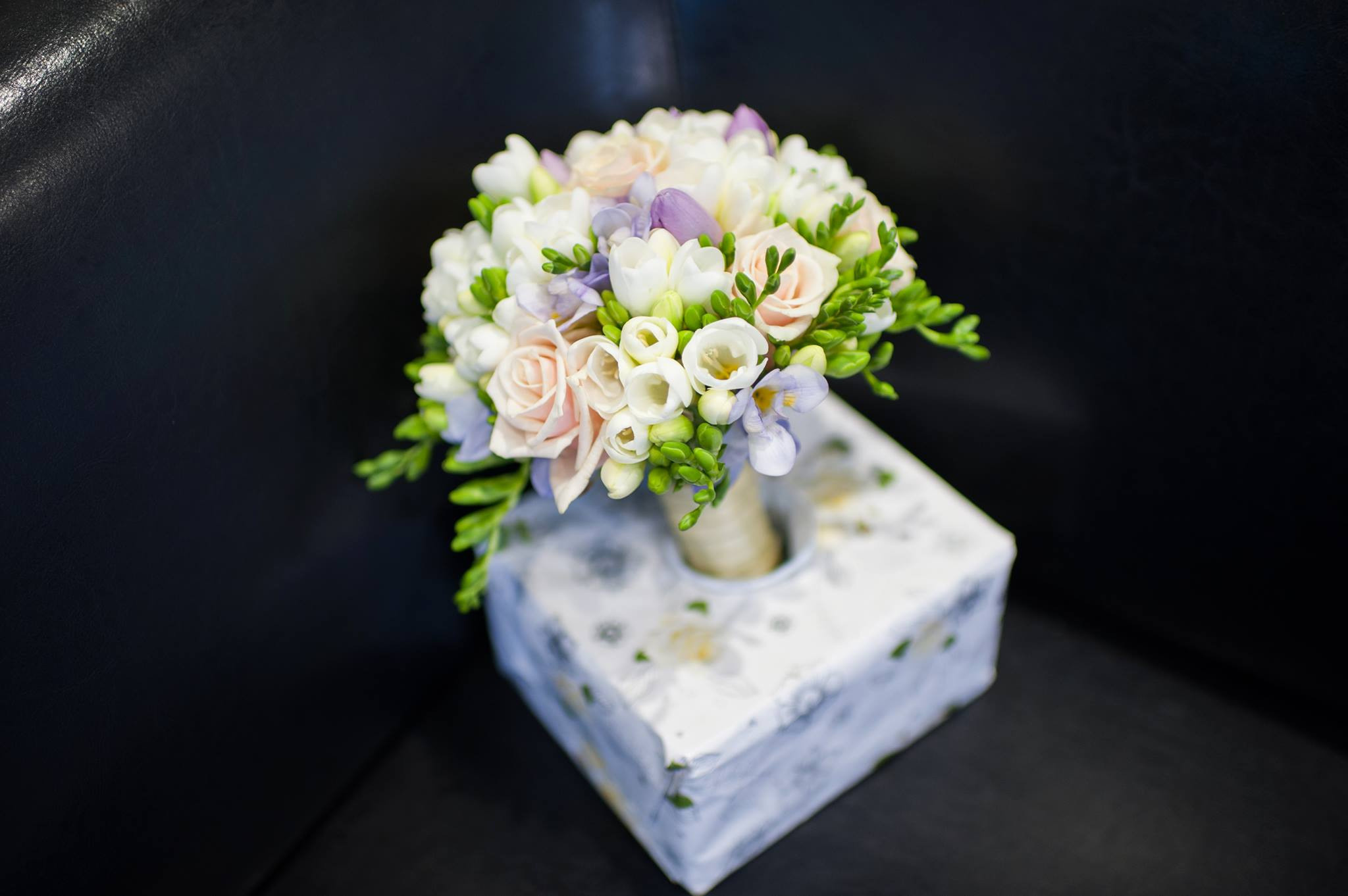 Līgavas pušķis violeta toņos. Event design, decoration, floristry, gift, Irina Novika, Riga, Latvia