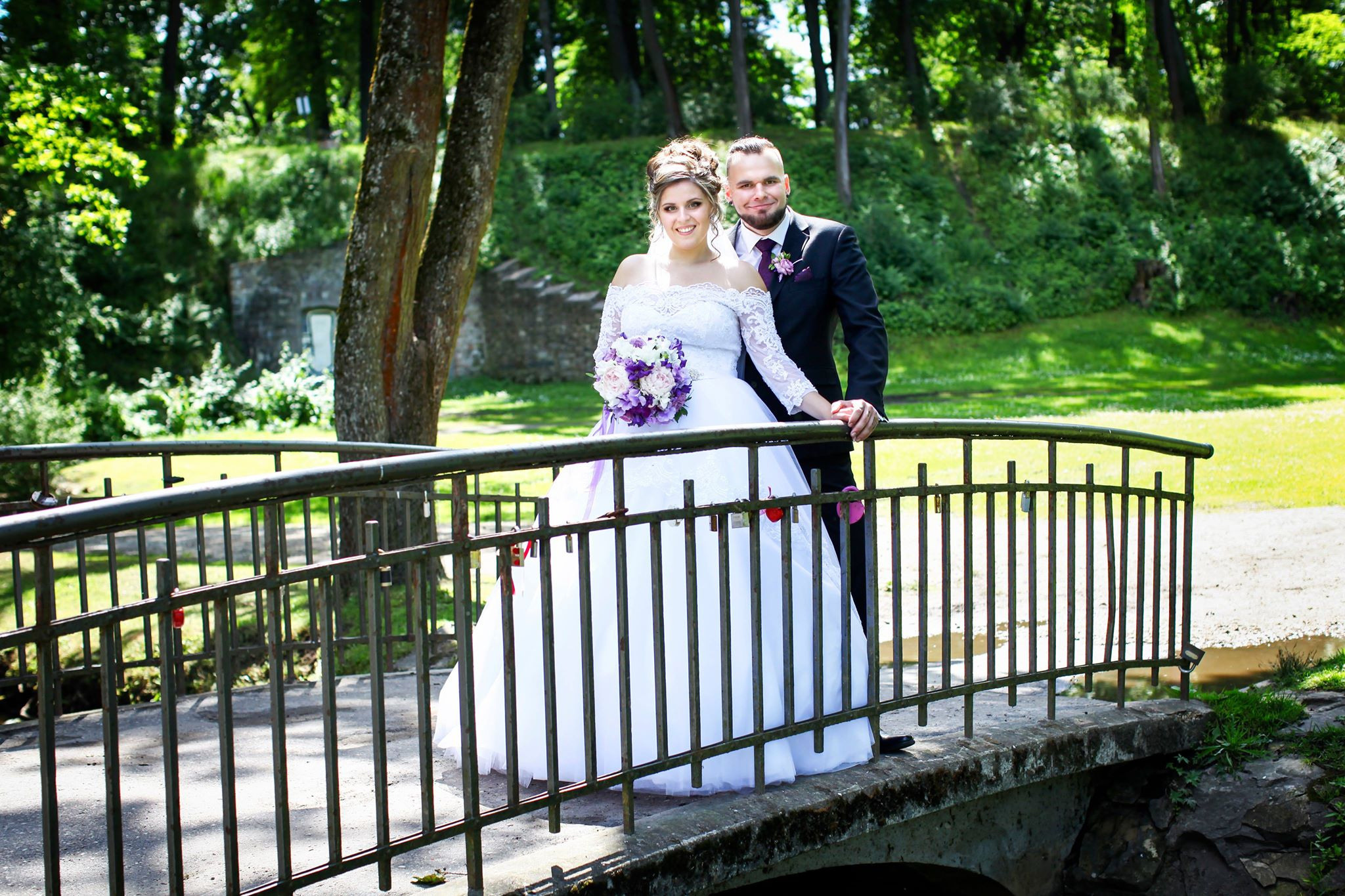 Līgavas pušķis violeta toņos. Event design, decoration, floristry, gift, Irina Novika, Riga, Latvia