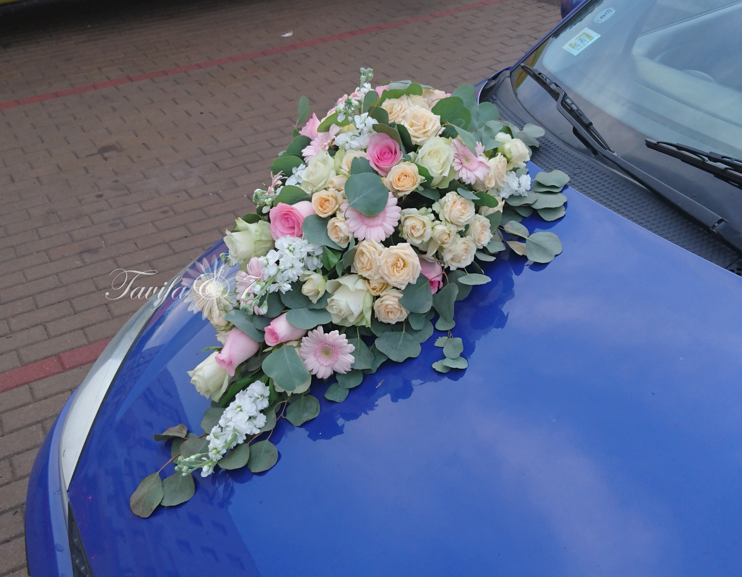 Auto dekors. Event design, decoration, floristry, gift, Irina Novika, Riga, Latvia