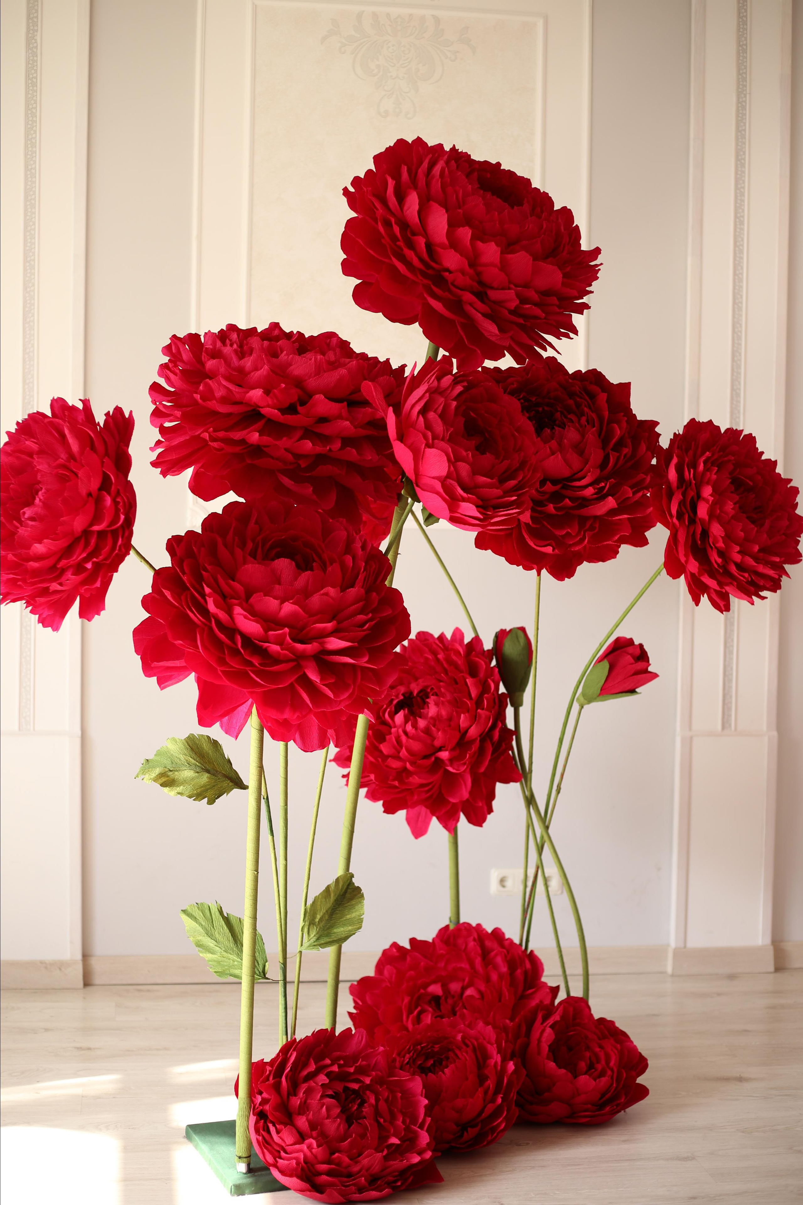 Papīra ziedi. Event design, decoration, floristry, gift, Irina Novika, Riga, Latvia