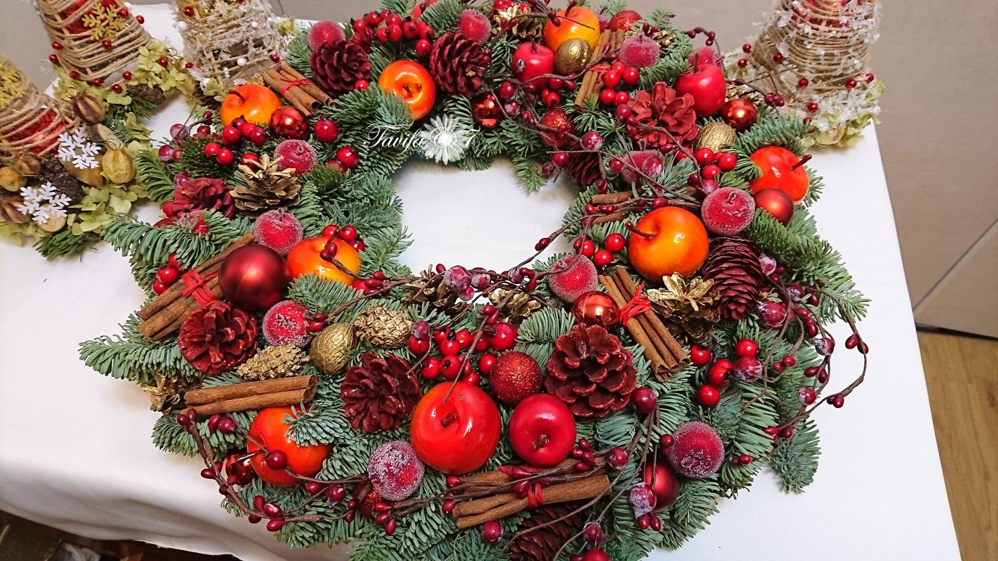 Adventes vainadziņi. Event design, decoration, floristry, gift, Irina Novika, Riga, Latvia