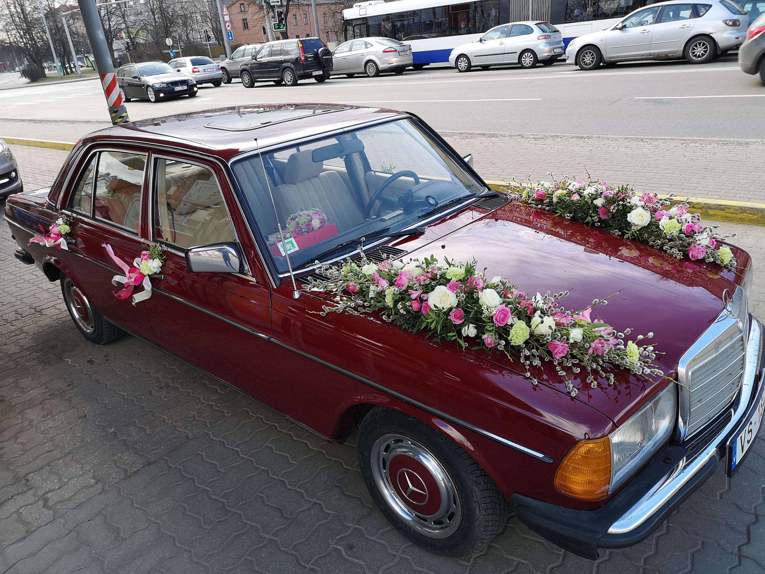 Auto dekors. Event design, decoration, floristry, gift, Irina Novika, Riga, Latvia