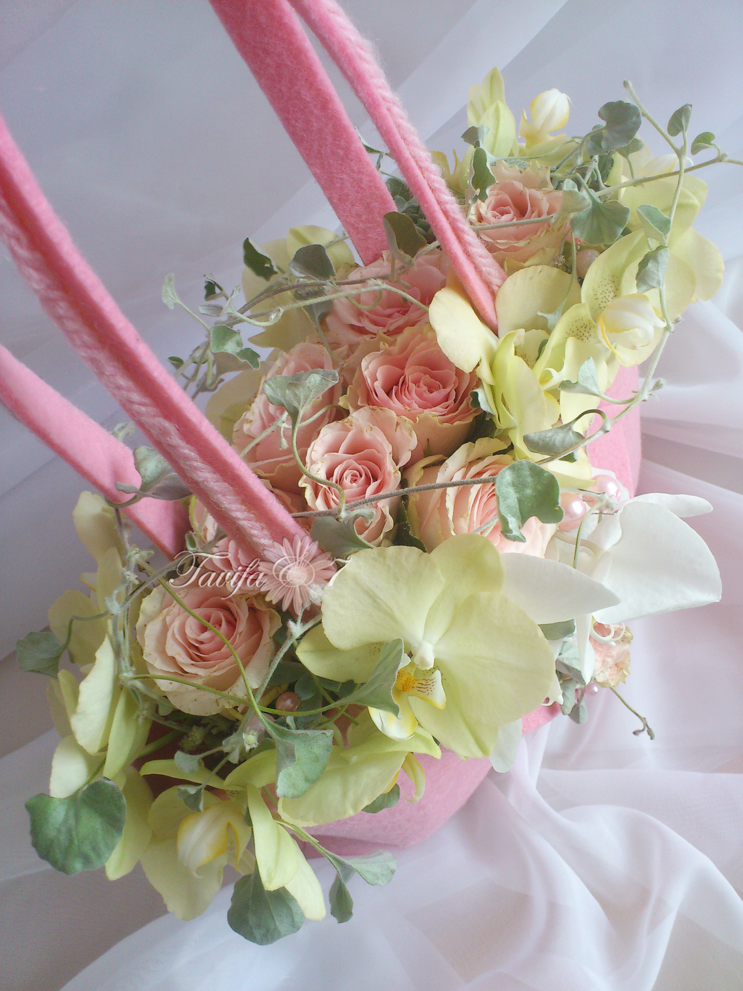 Puķu somiņas. Event design, decoration, floristry, gift, Irina Novika, Riga, Latvia