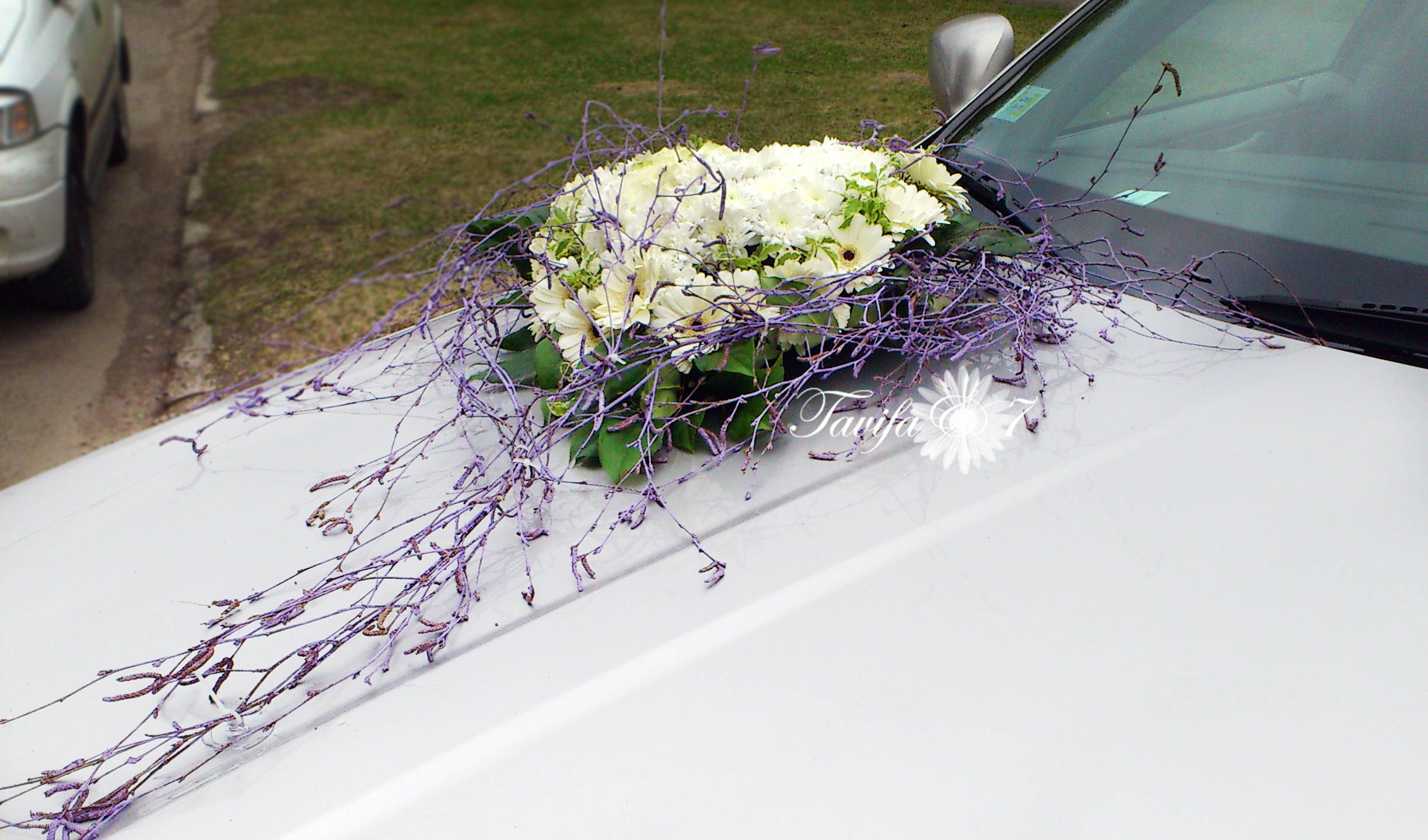 Auto dekors. Event design, decoration, floristry, gift, Irina Novika, Riga, Latvia