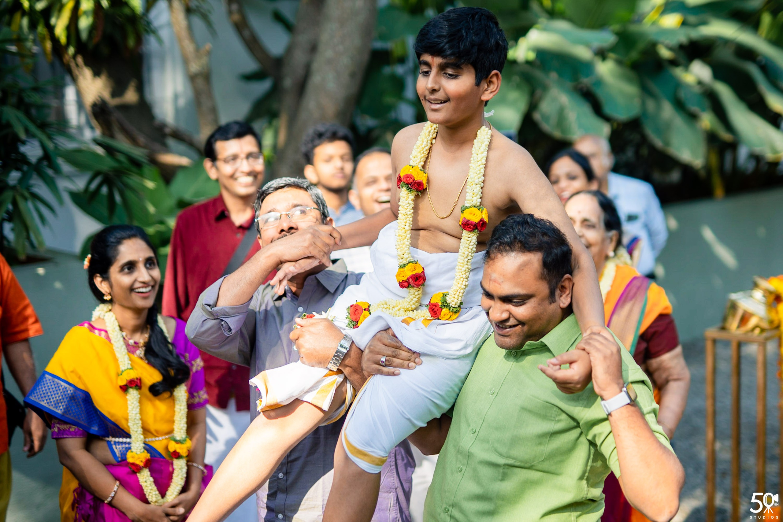 SANJAY AND SAKETH UPANAYANA. 50mm STUDIOS