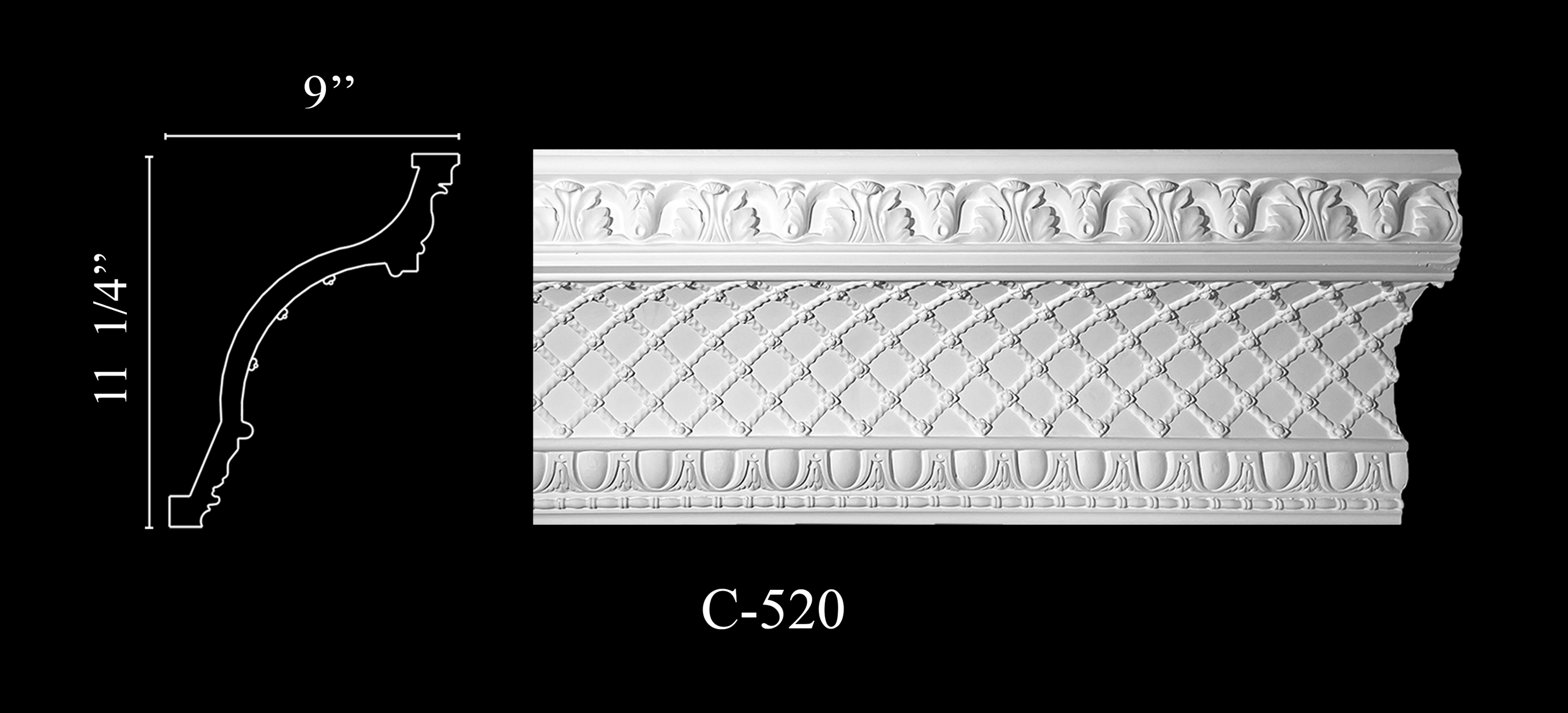 Crown Molding. Plaster molding