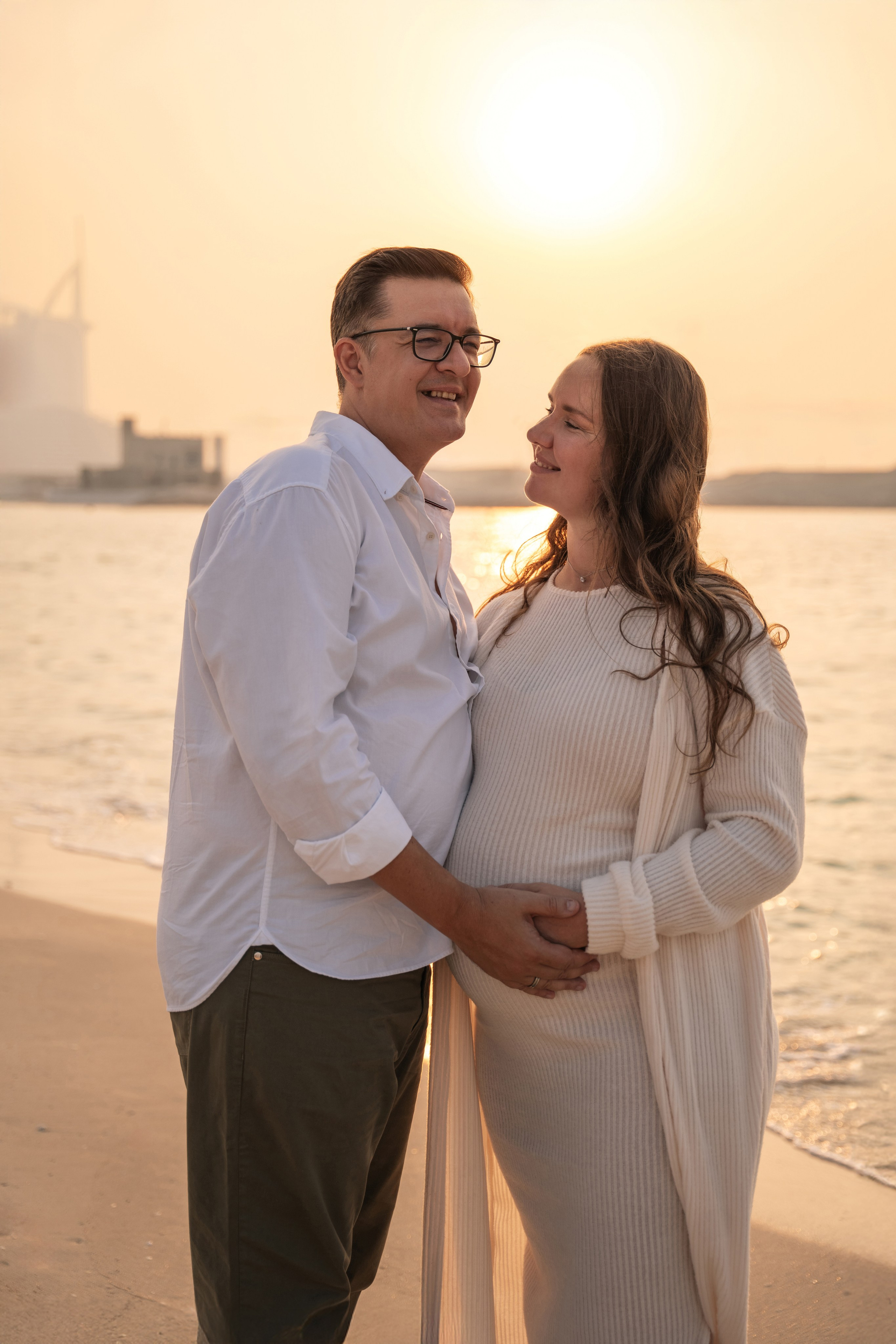 Beach sunset. Angela Iakovleva — Family Photographer in Dubai