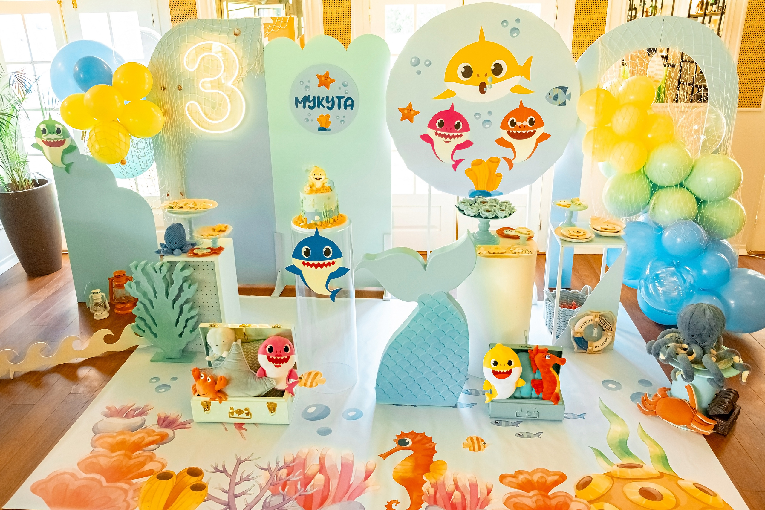 День народження Baby Shark. Валерія Сичова. Сімейний та репортажний фотограф в Португаліі