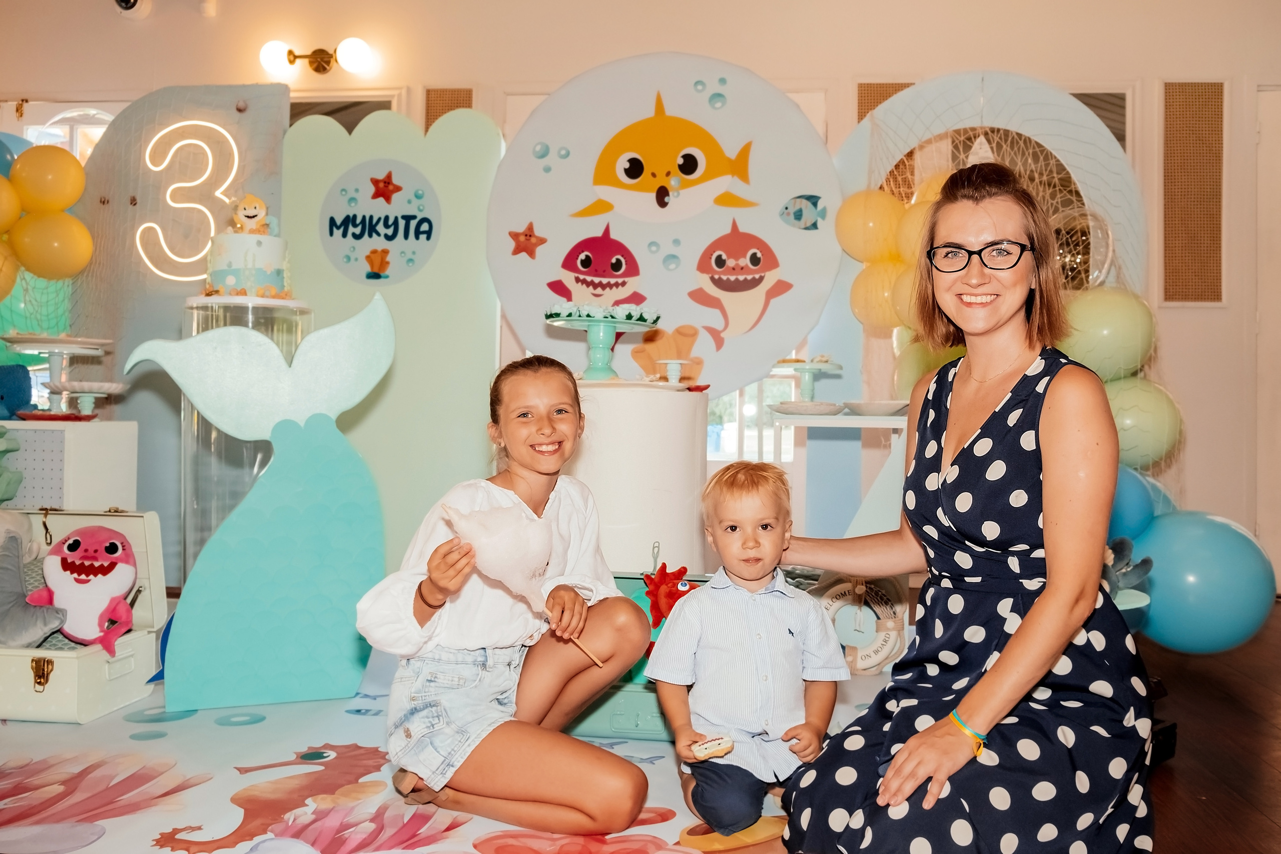 День народження Baby Shark. Валерія Сичова. Сімейний та репортажний фотограф в Португаліі