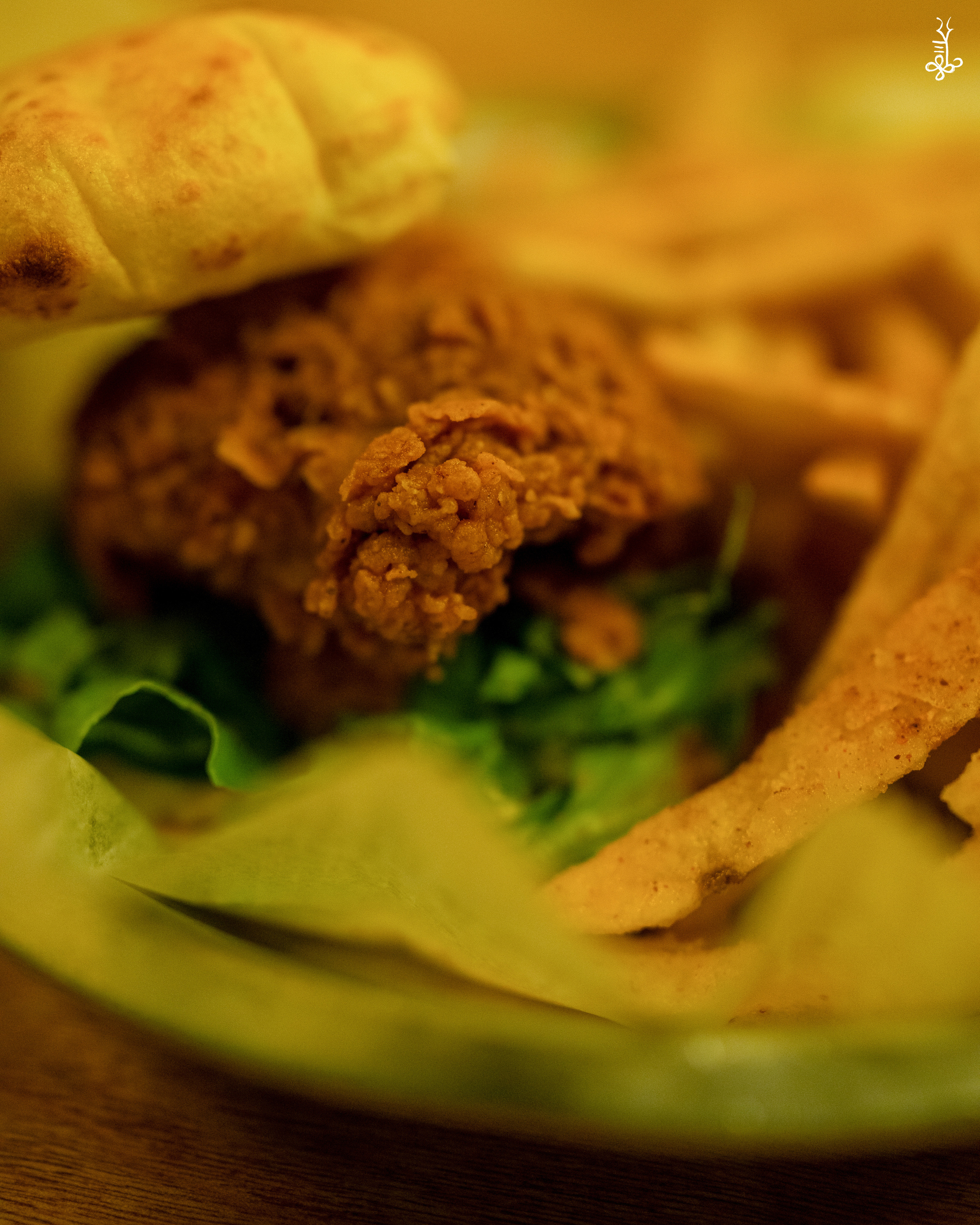 Chicken Sandwitch [Extra Crispy] With Masala Fries ~ Shani's Secret Chicken - Indianapolis, IN