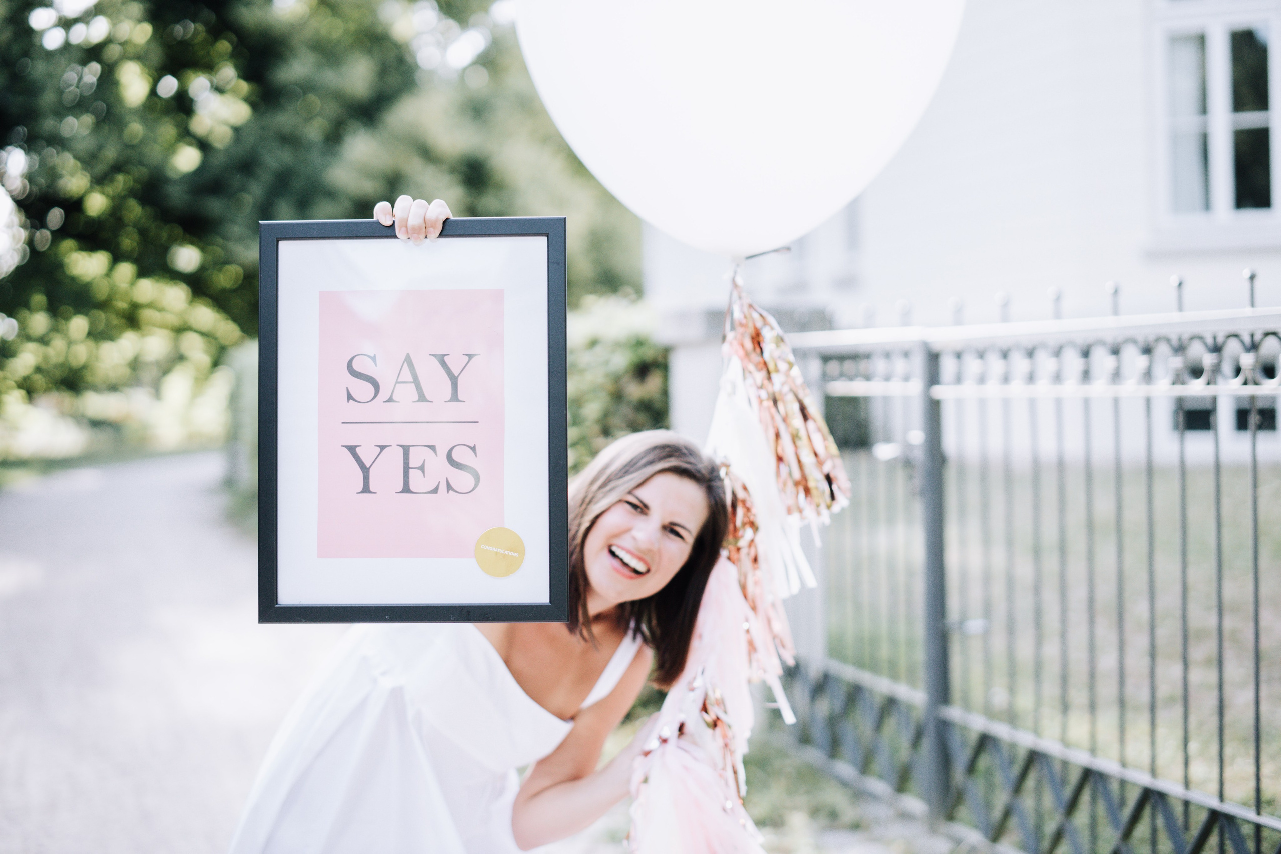 Aufbau Say Yes Deko. Home