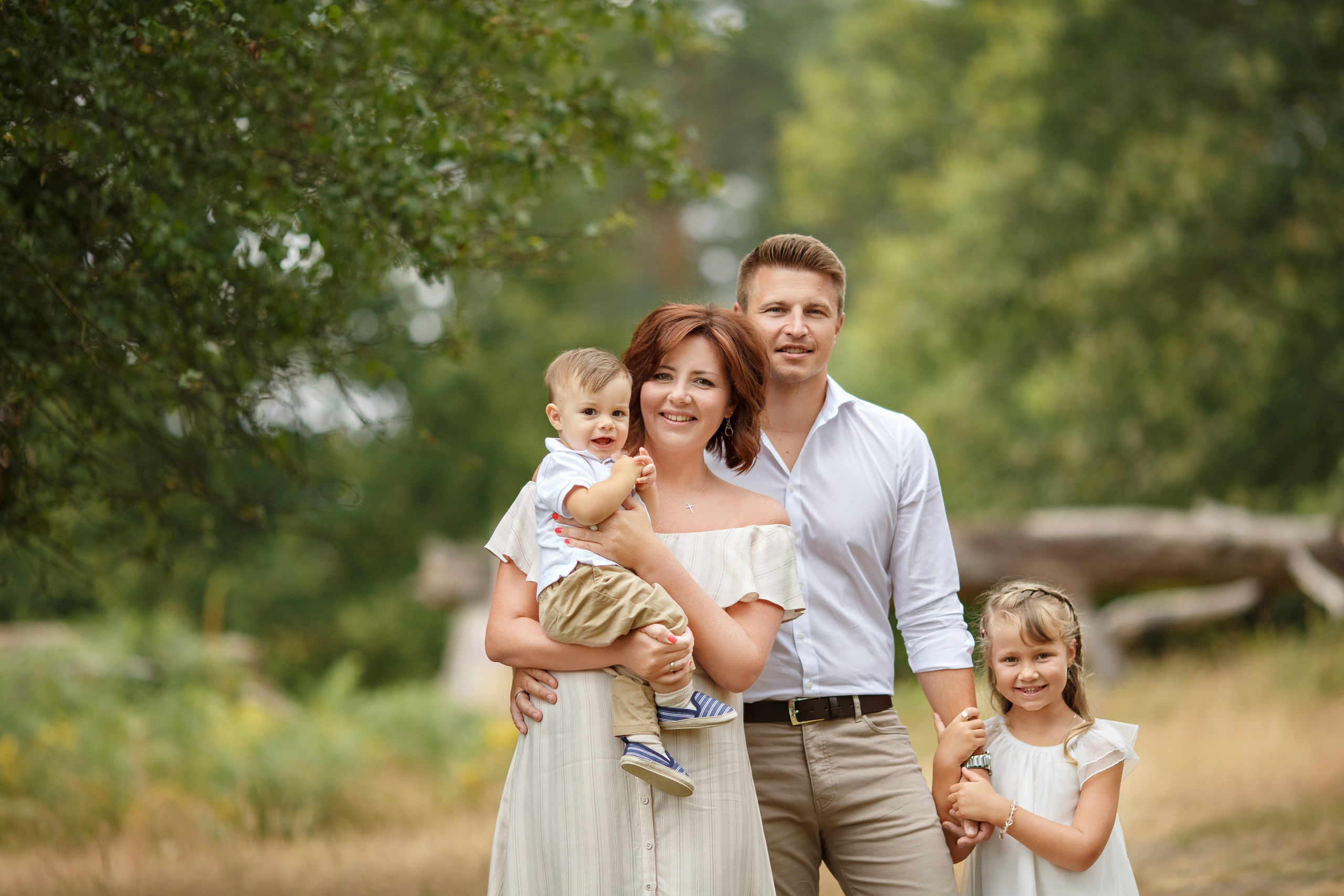 Familienfotoshooting in wahner Heide