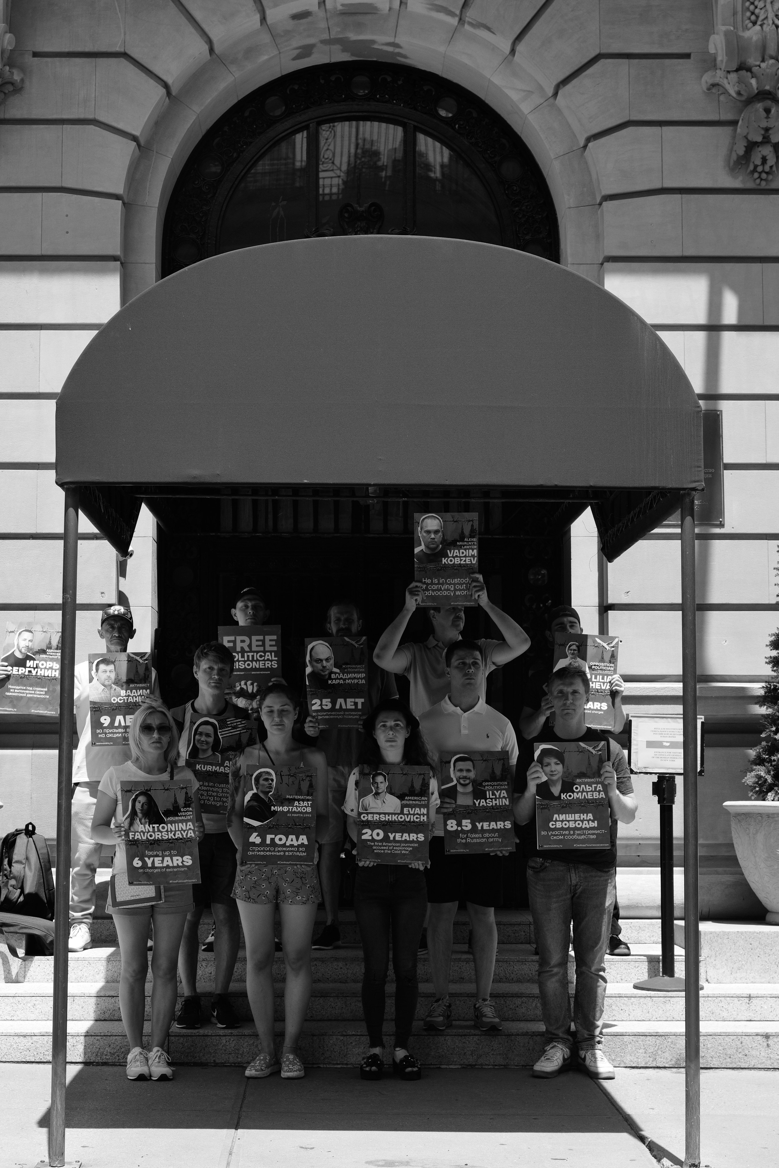 Rallies of team Navalny NY. Photographer New York / Los Angeles