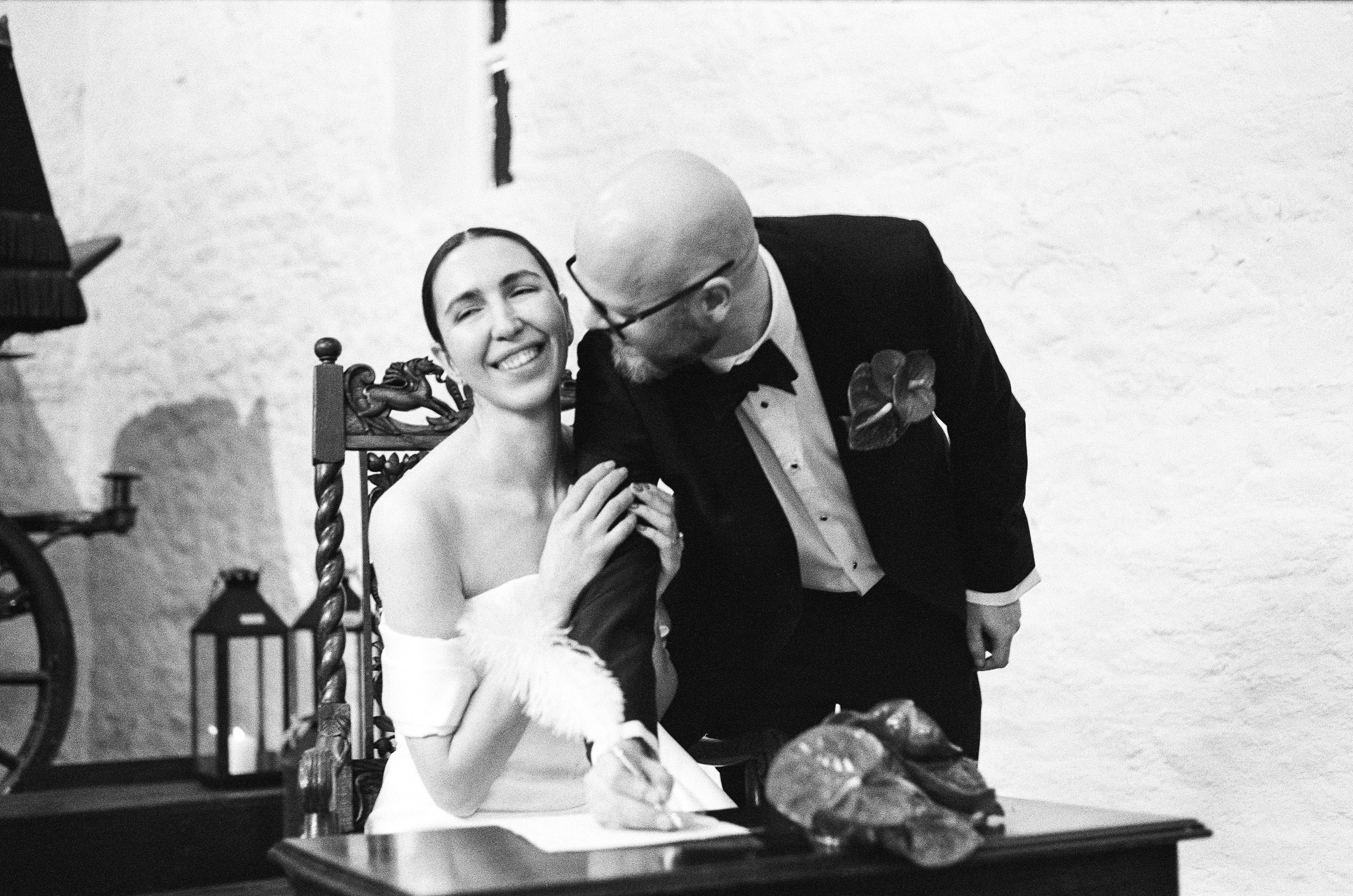 Wedding on Black n White Film. Molfar Visuals