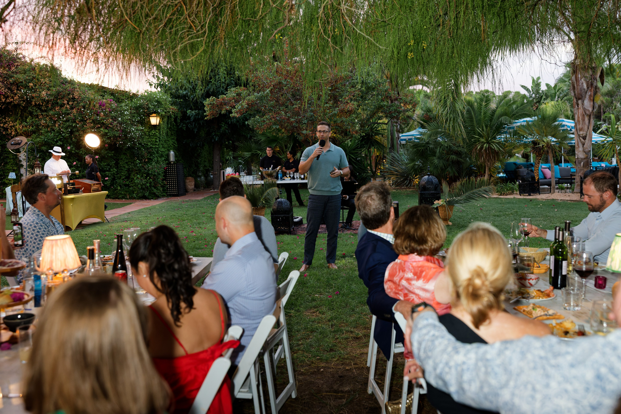 Welcome dinner of Gracie & Joe at Gran Villa Rosa