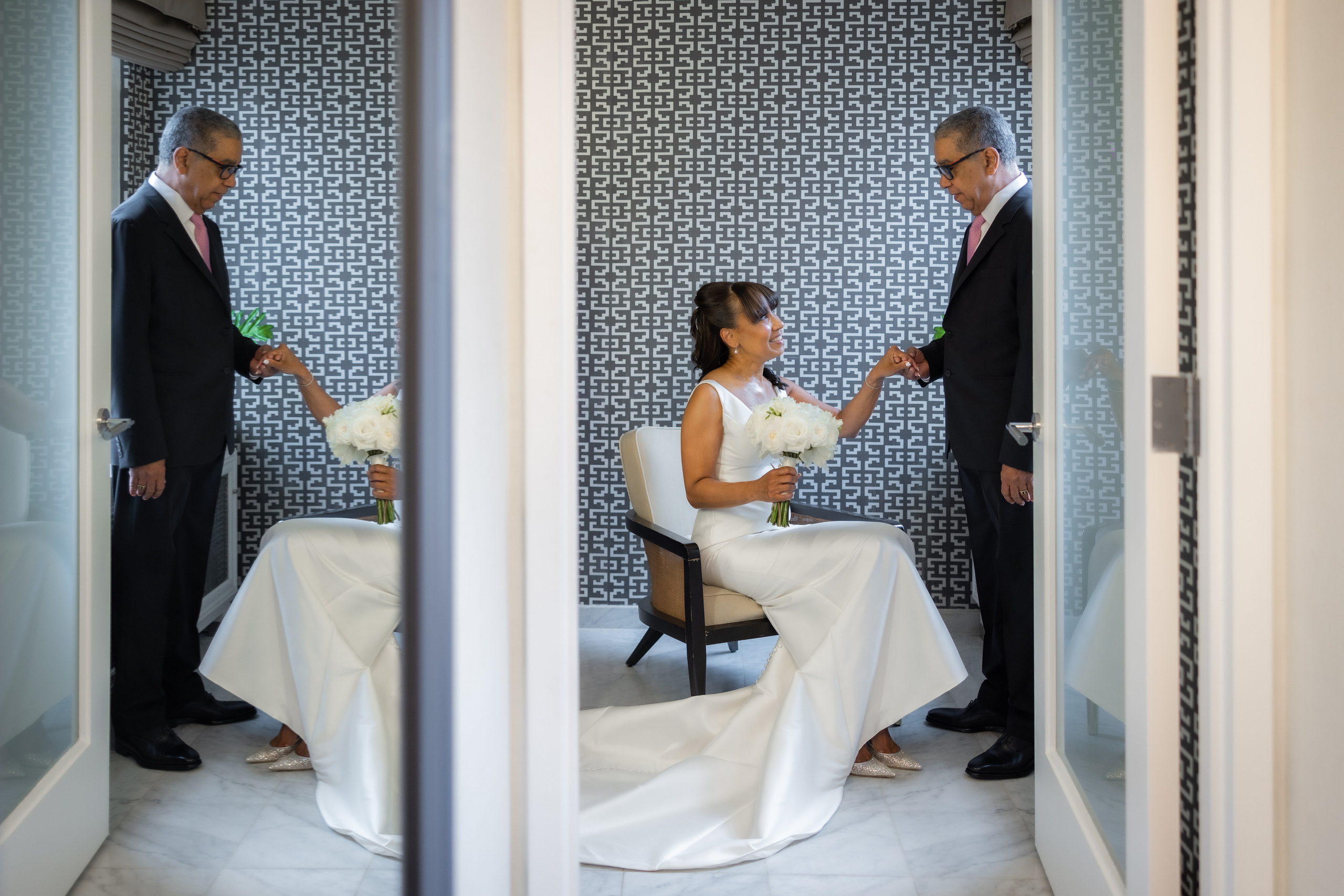 Marlene and Michael. Wedding and Event photography, Kisses + Veil