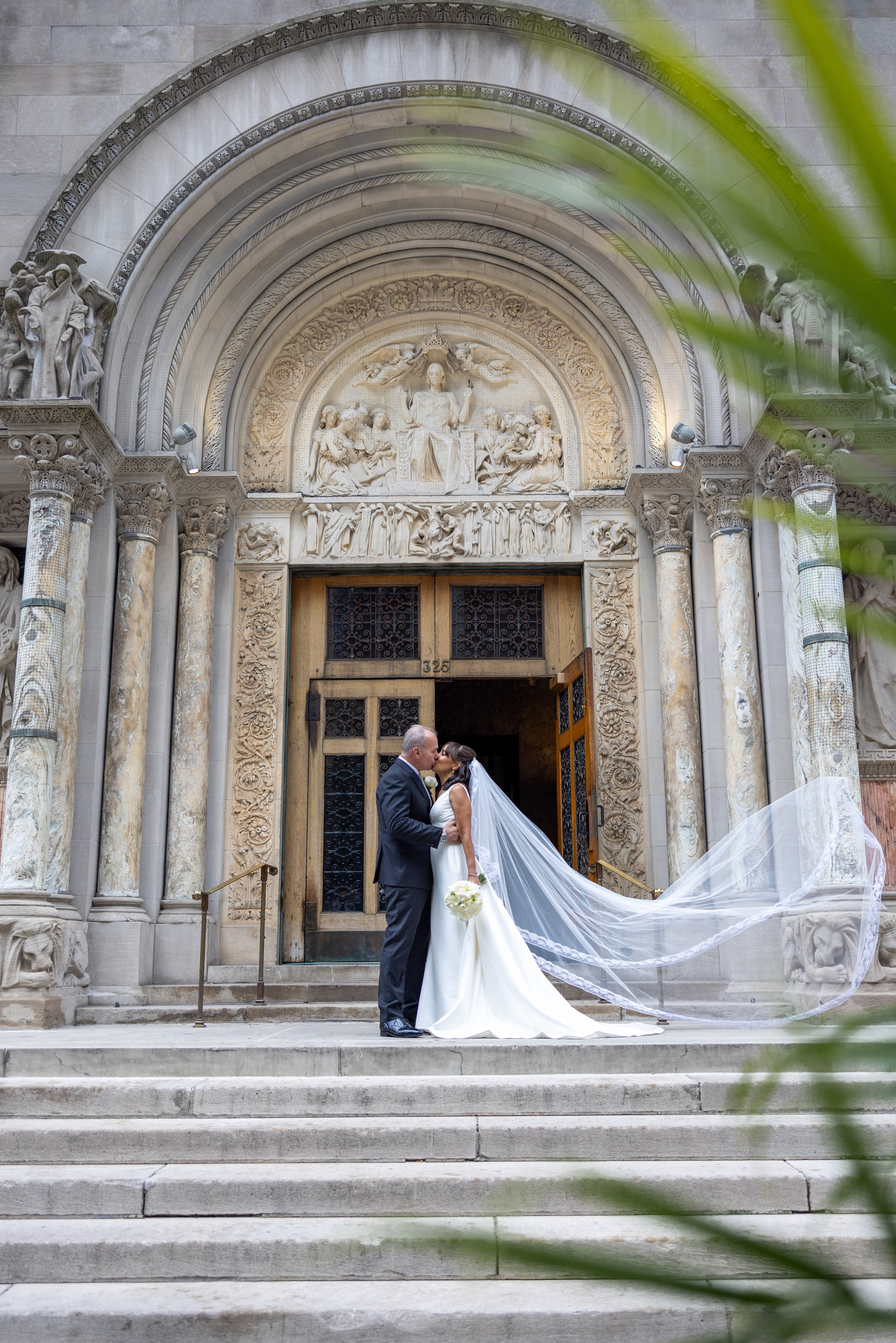 Marlene and Michael. Wedding and Event photography, Kisses + Veil