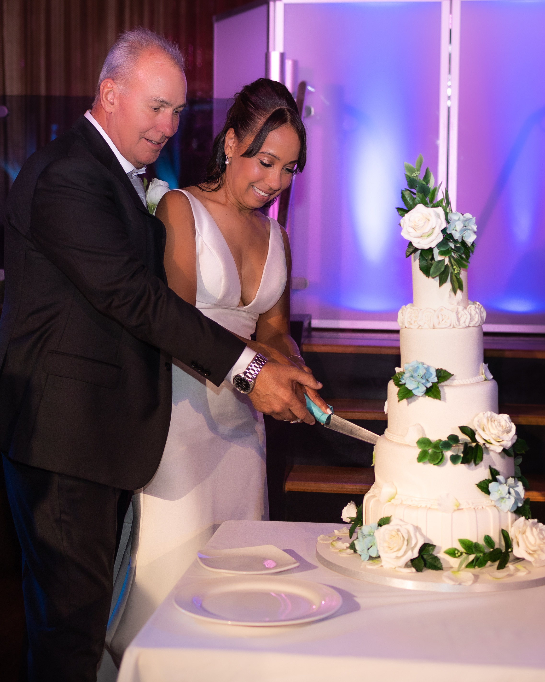 Marlene and Michael. Wedding and Event photography, Kisses + Veil