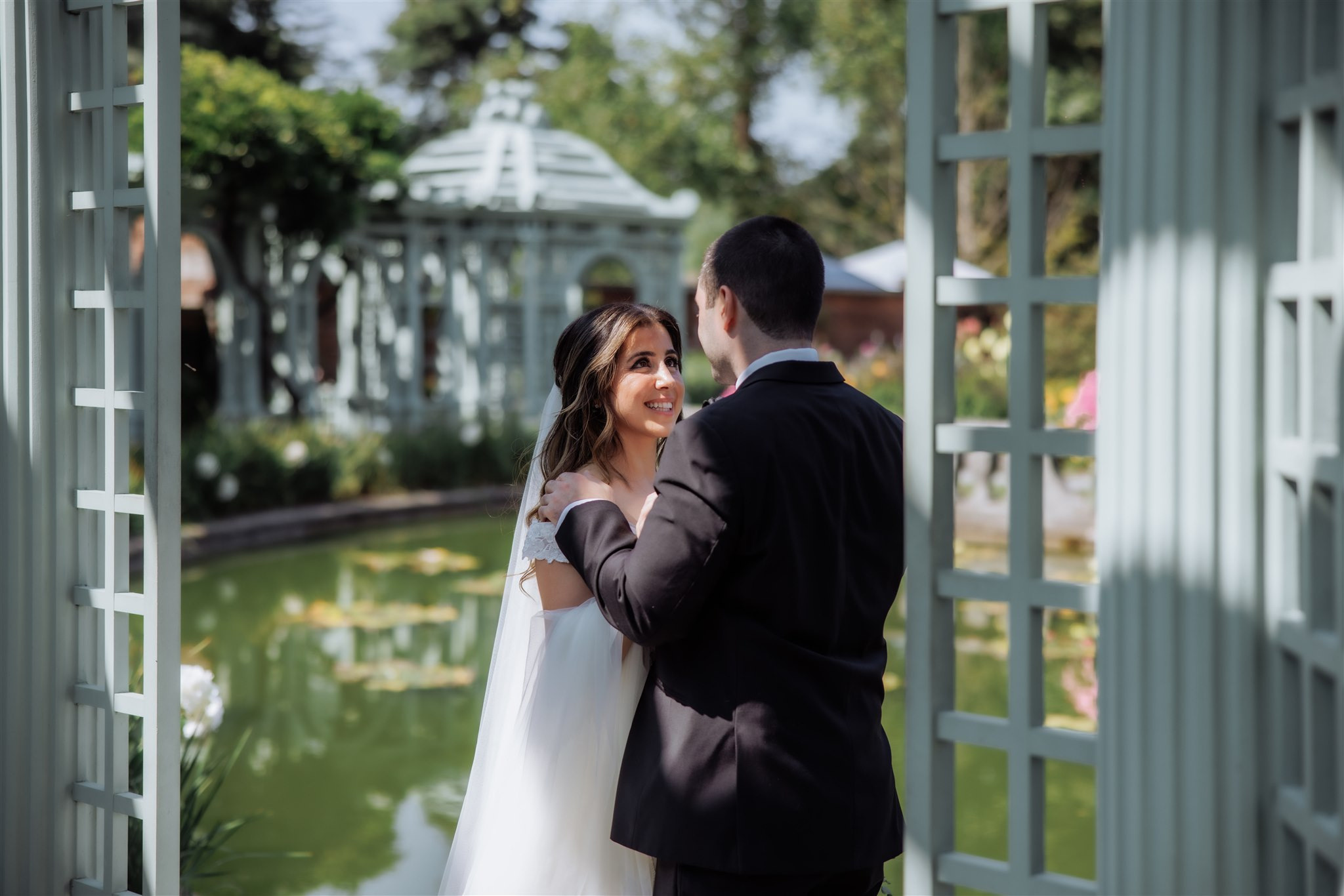 Sepideh and Greg. Wedding and Event photography, Kisses + Veil