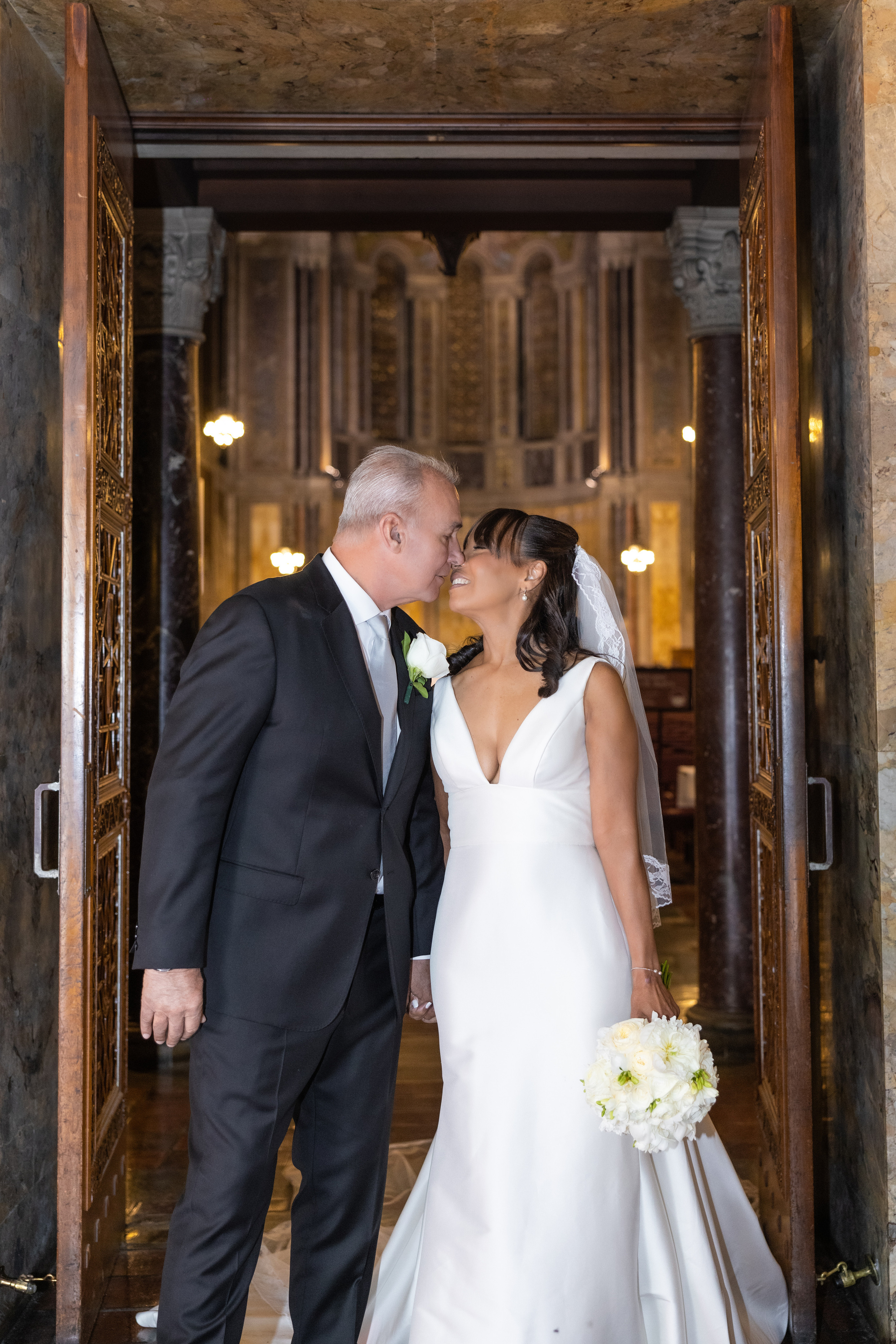 Marlene and Michael. Wedding and Event photography, Kisses + Veil