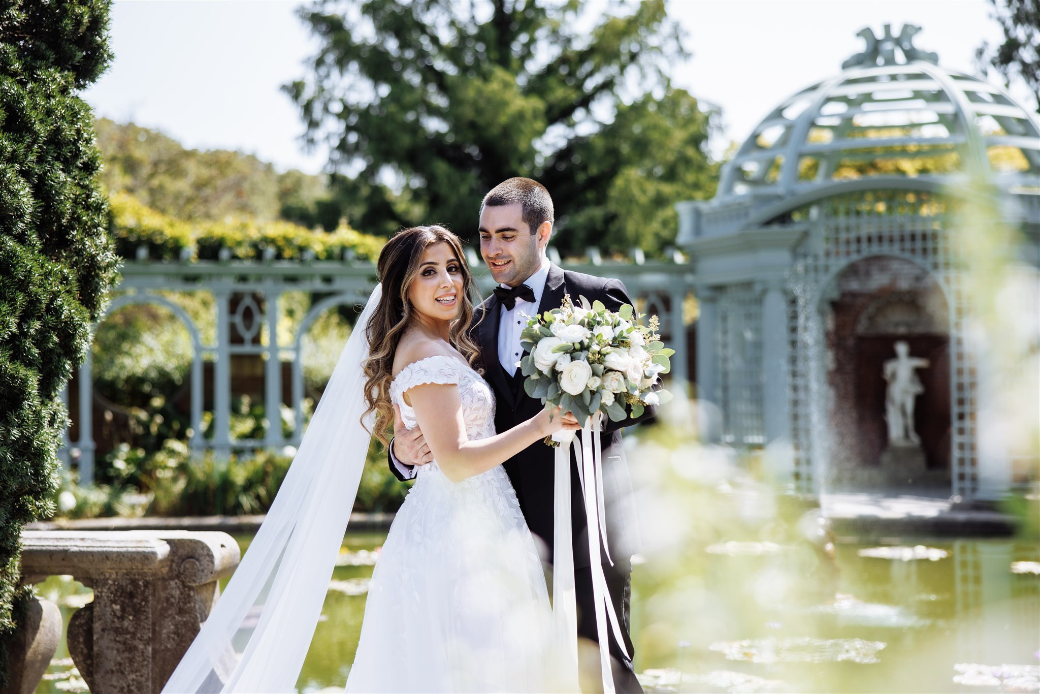 Sepideh and Greg. Wedding and Event photography, Kisses + Veil
