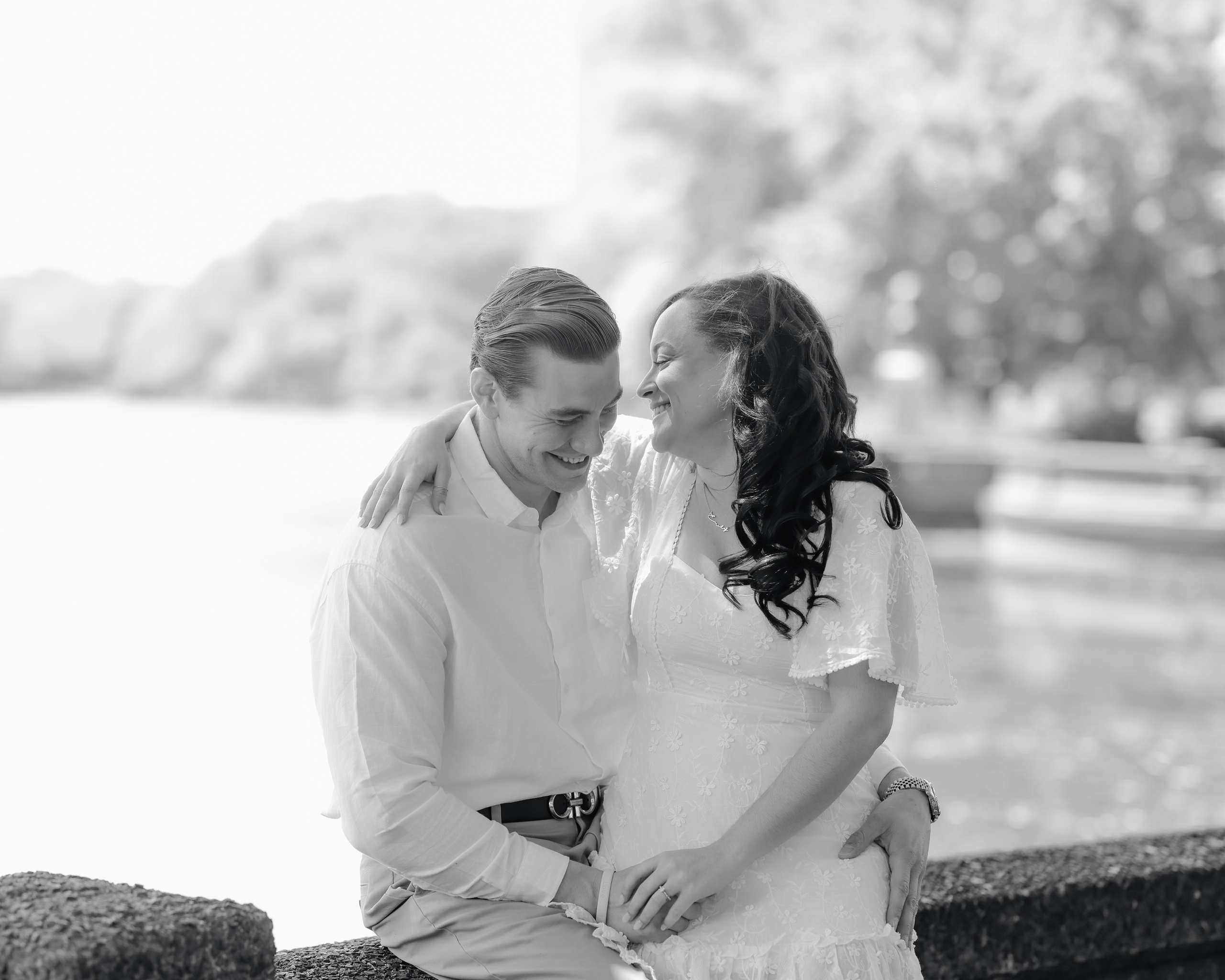 Engagement. Wedding and Event photography, Kisses + Veil