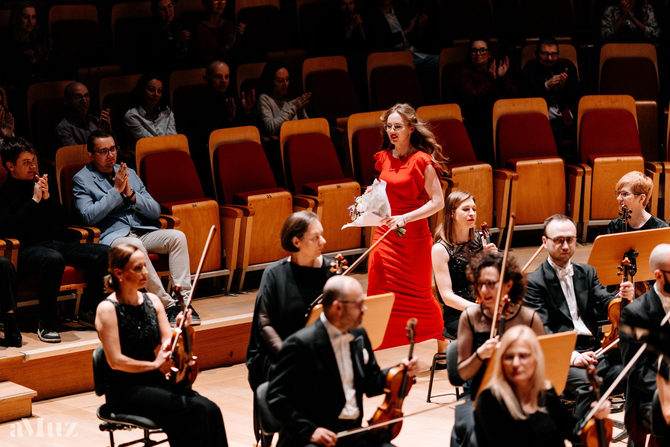 Koncert dyplomantów aMuz w Polskiej Filharmonii Bałtyckiej. Fotograf Ślubny Warszawa - Sesje Biznesowe Rodzinne Eventy