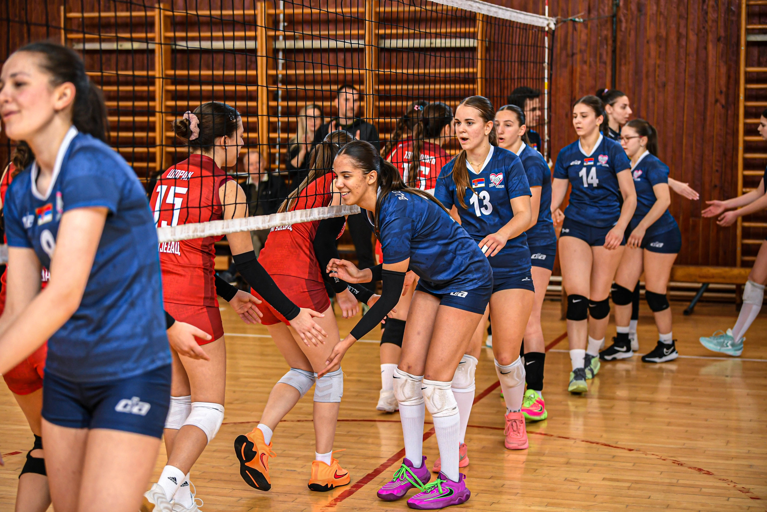Odbojka 22.03.  Radnicki KG — BlockVolley JAG. Foto Simic Jagodina