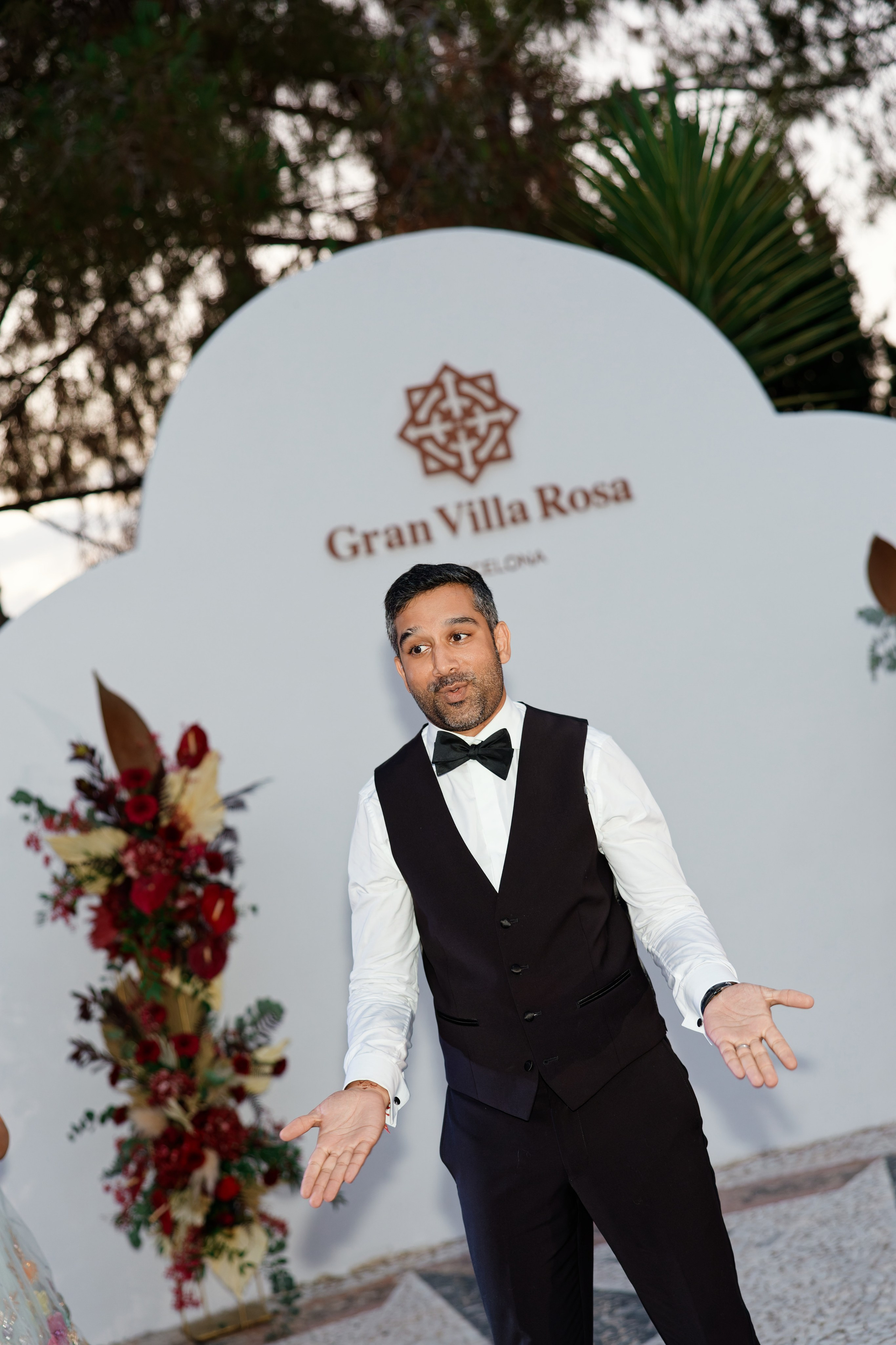 Indian wedding at Gran Villa Rosa, Barcelona