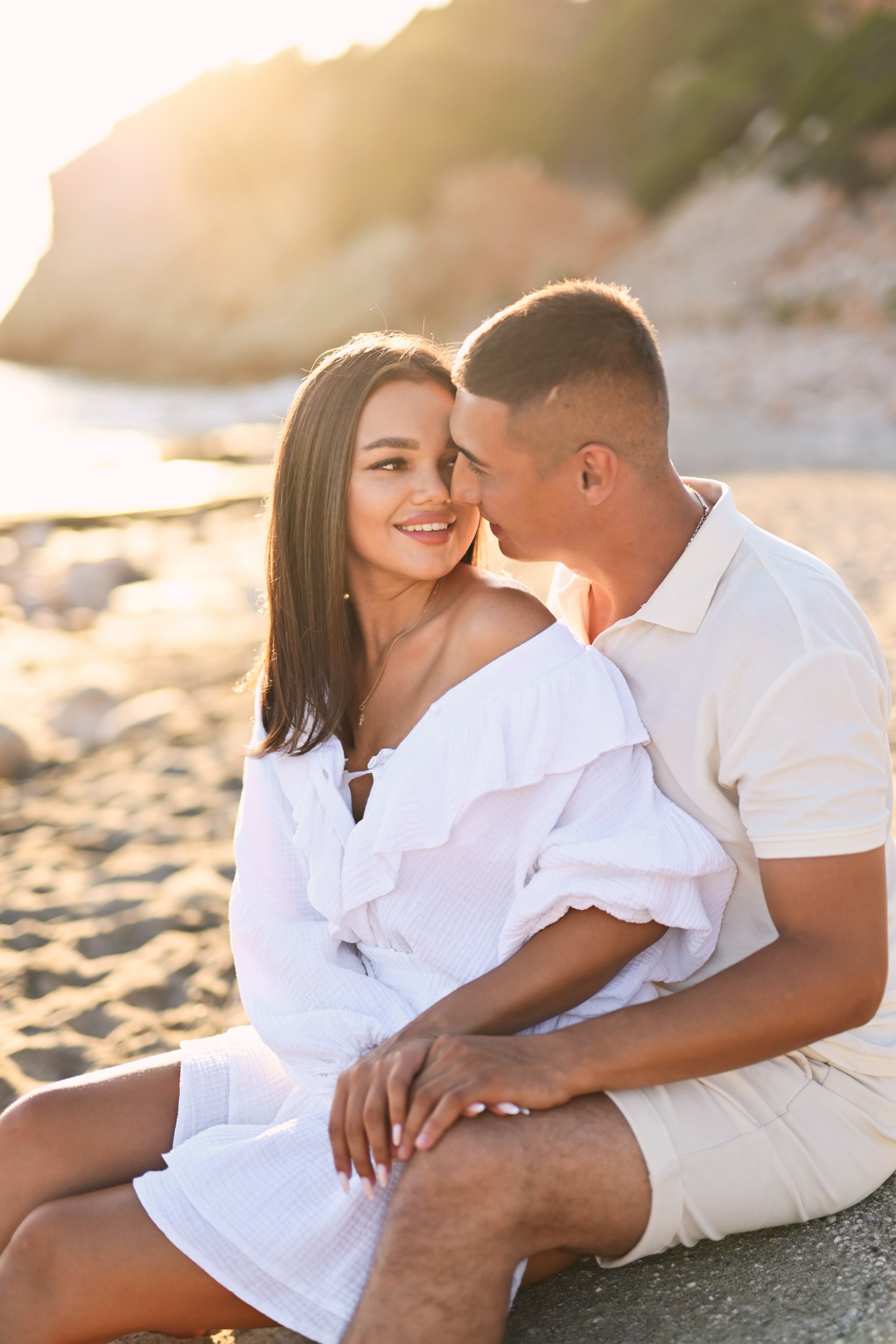 Love story на пляже Улаш. Photographer in Alanya, Side, Manavgat. Türkiye