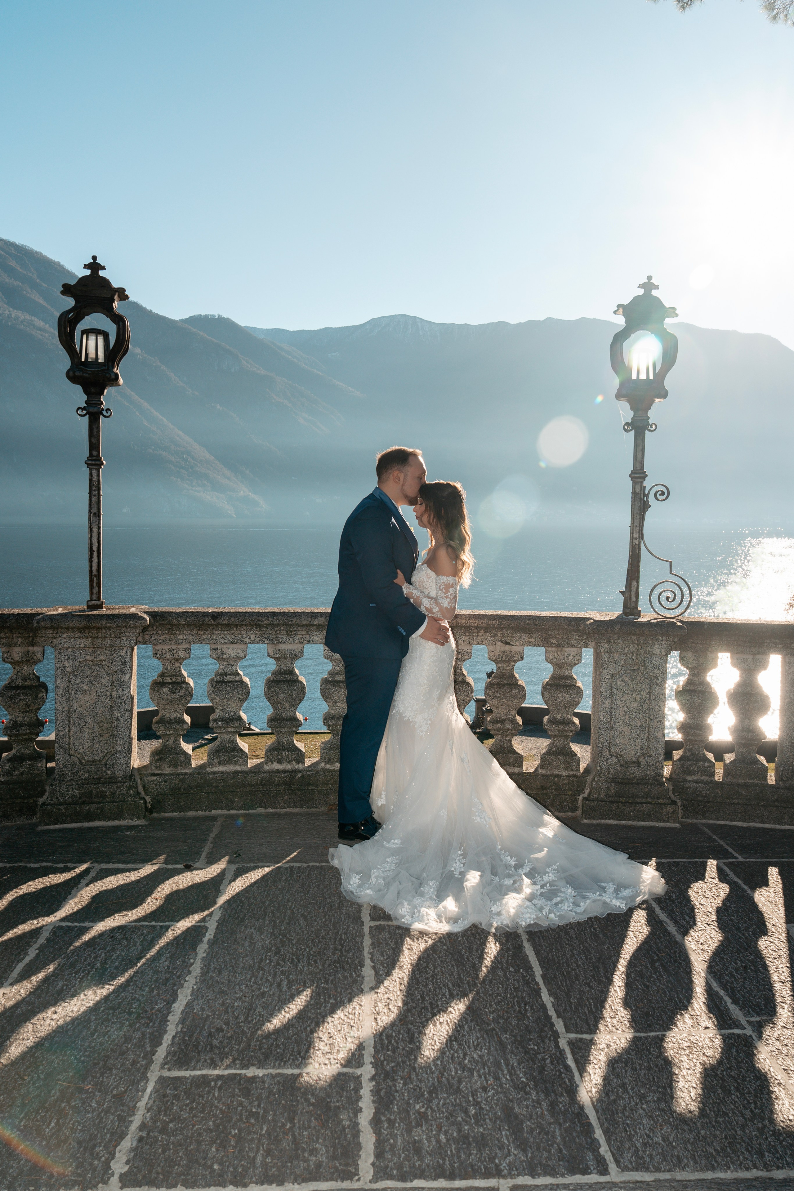 Olivelli Park Elopement on Lake Como. Fotografo matrimonio Lago di Como Ferrari Media Production