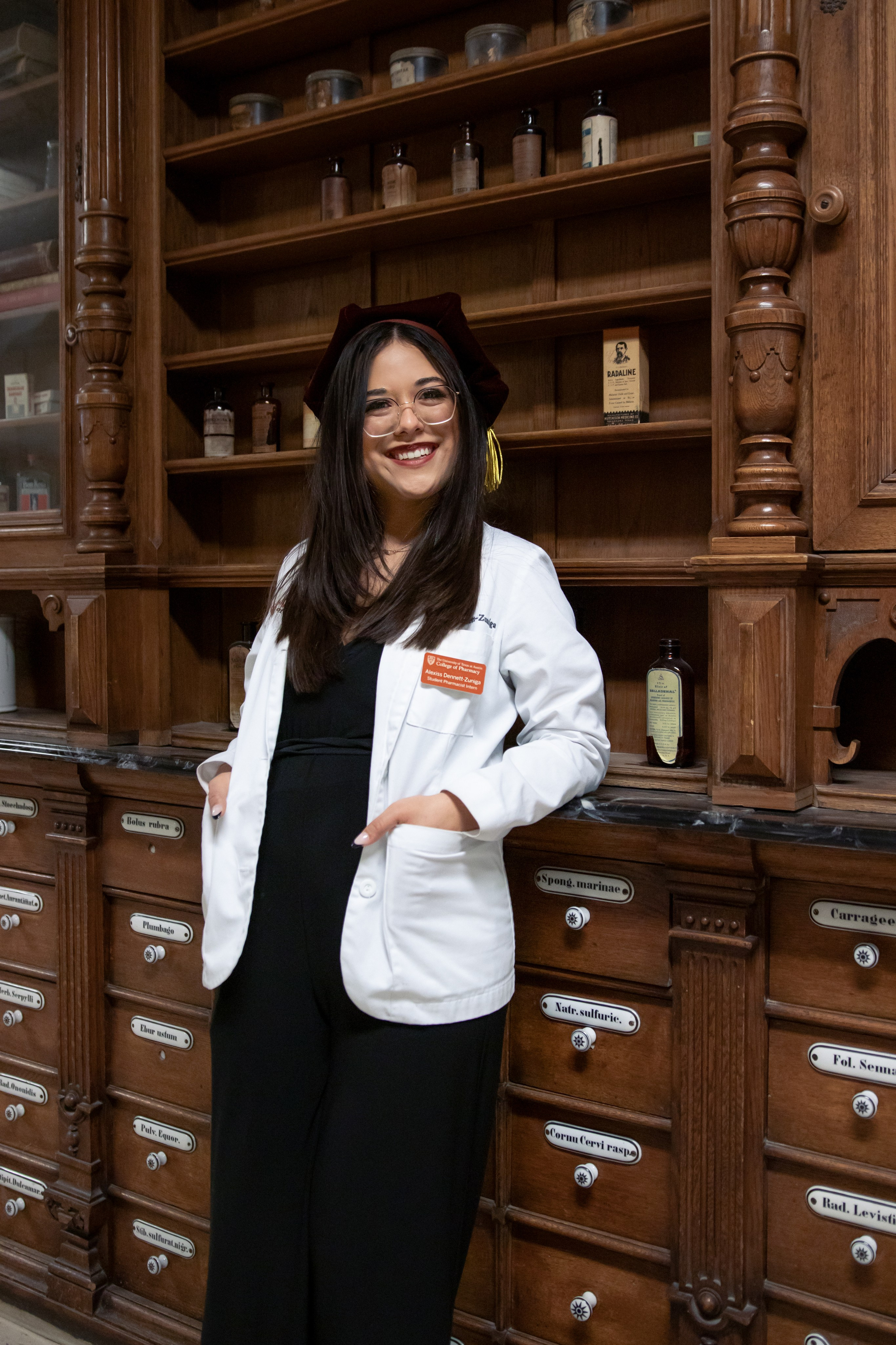 Alexiss' graduation photoshoot at the University of Texas Austin