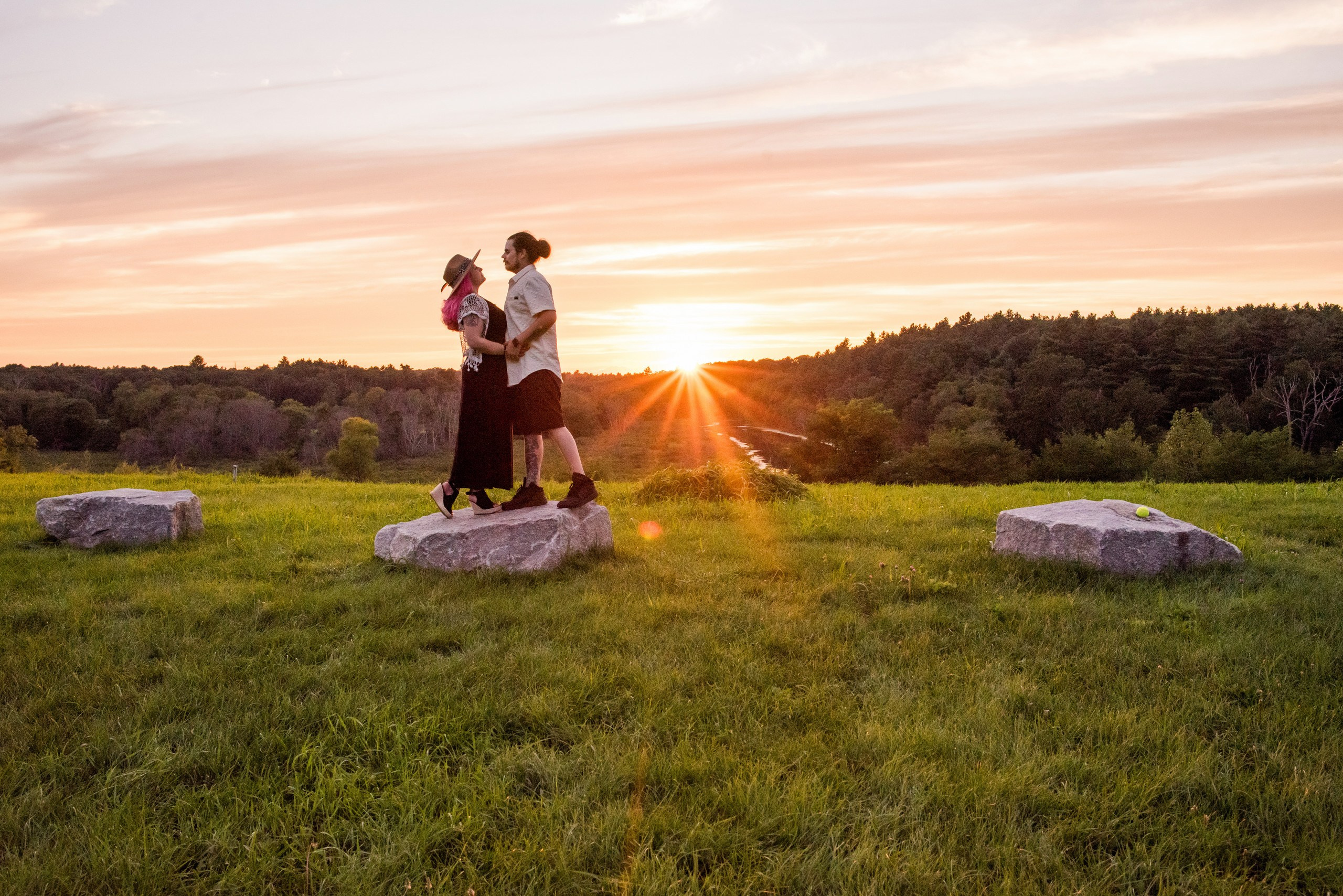 A blue Jeep, a Sunset, and a Love Story: Amanda & Sam’s Engagement Session in Medfield, MA. Wedding photographer in Orlando, Boston & New York Anderson Marques